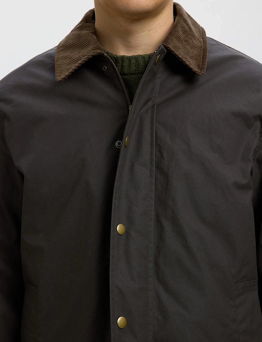 Selected - SLMWALTER WAXED COTTON 2.0 JKT NOOS - frühlingsjacken - delicioso - 4