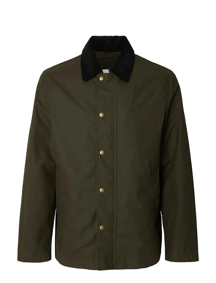 Selected - SLMWALTER WAXED COTTON 2.0 JKT NOOS - vorjakkar - grape leaf - 1