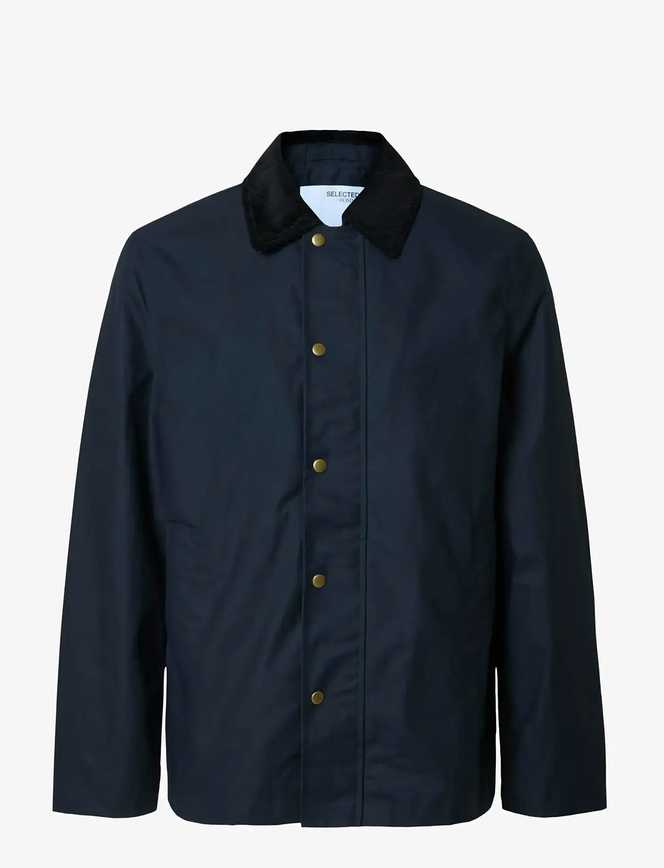 Selected - SLHWALTER WAXED COTTON 2.0 JKT NOOS - fall jackets - sky captain - 1