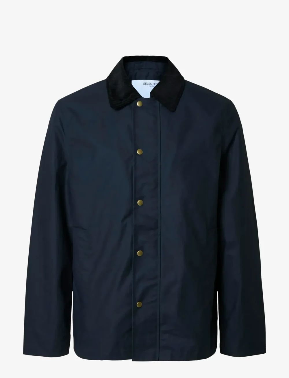 Selected - SLHWALTER WAXED COTTON 2.0 JKT NOOS - höstjackor - sky captain - 1