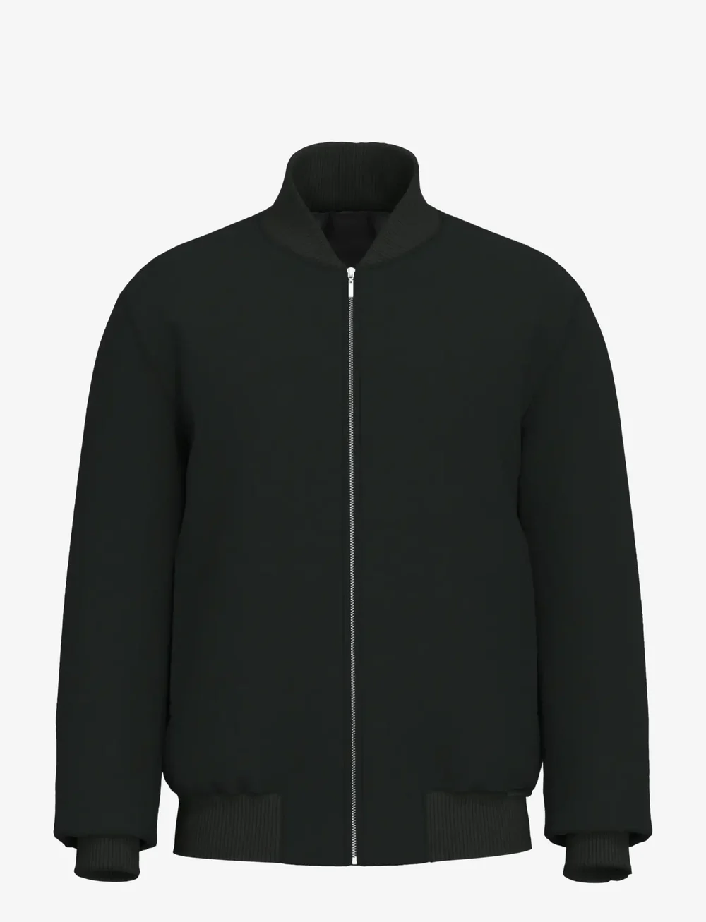 Selected - SLHJENS WOOL BLEND BOMBER - höstjackor - black - 1