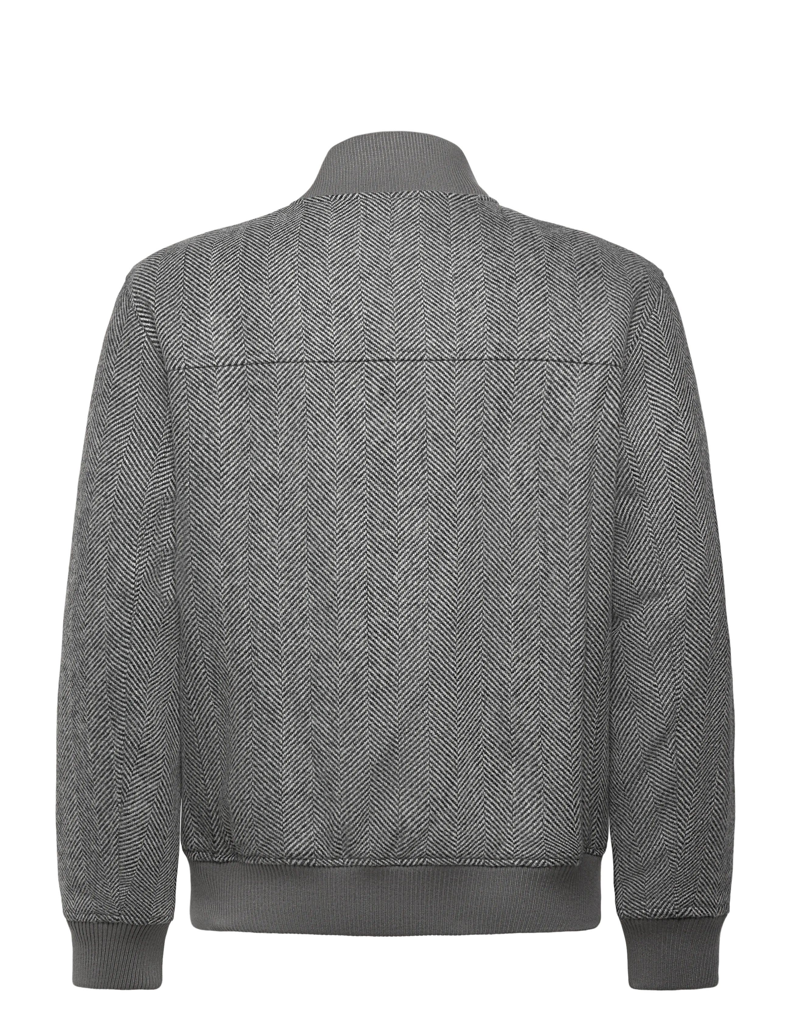 Selected - SLHJENS WOOL BLEND BOMBER - frühlingsjacken - dark grey - 2