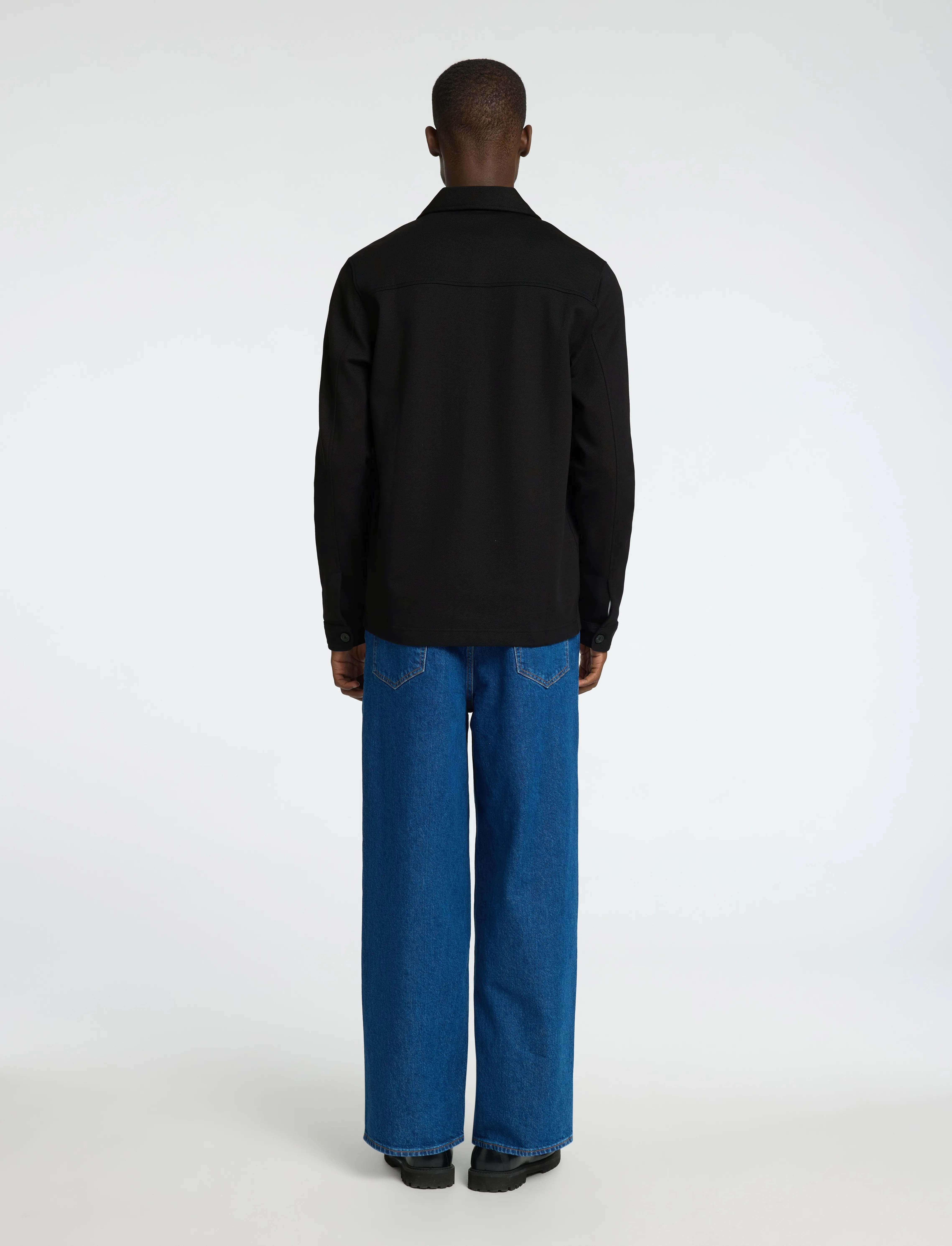 Selected - SLHREG-ARNE TWILL OVERSHIRT - black - 2