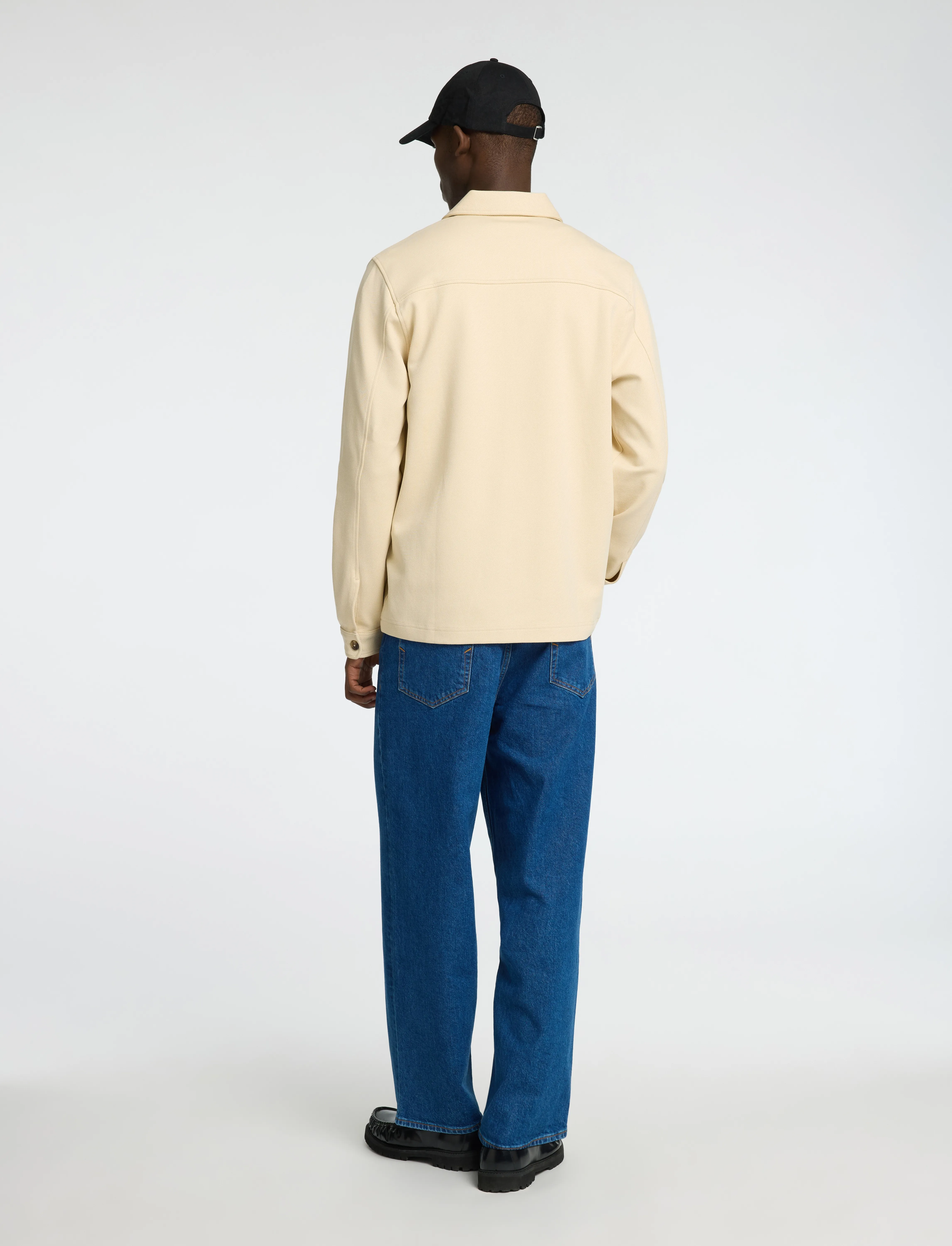 Selected - SLHREG-ARNE TWILL OVERSHIRT - fog - 2
