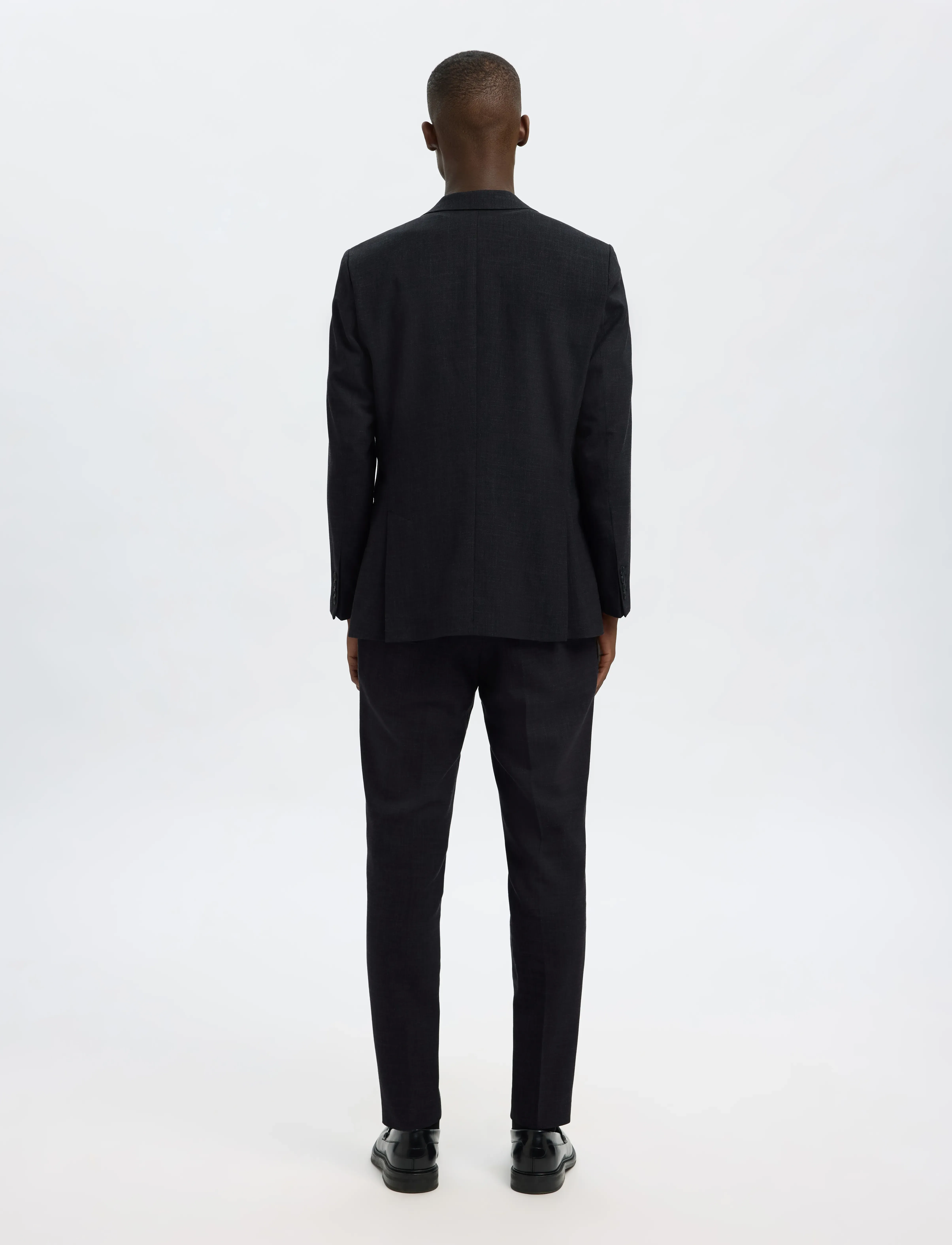 Selected - SLHSLIM-OASIS SUN DB BLZ - zweireiher - black - 2