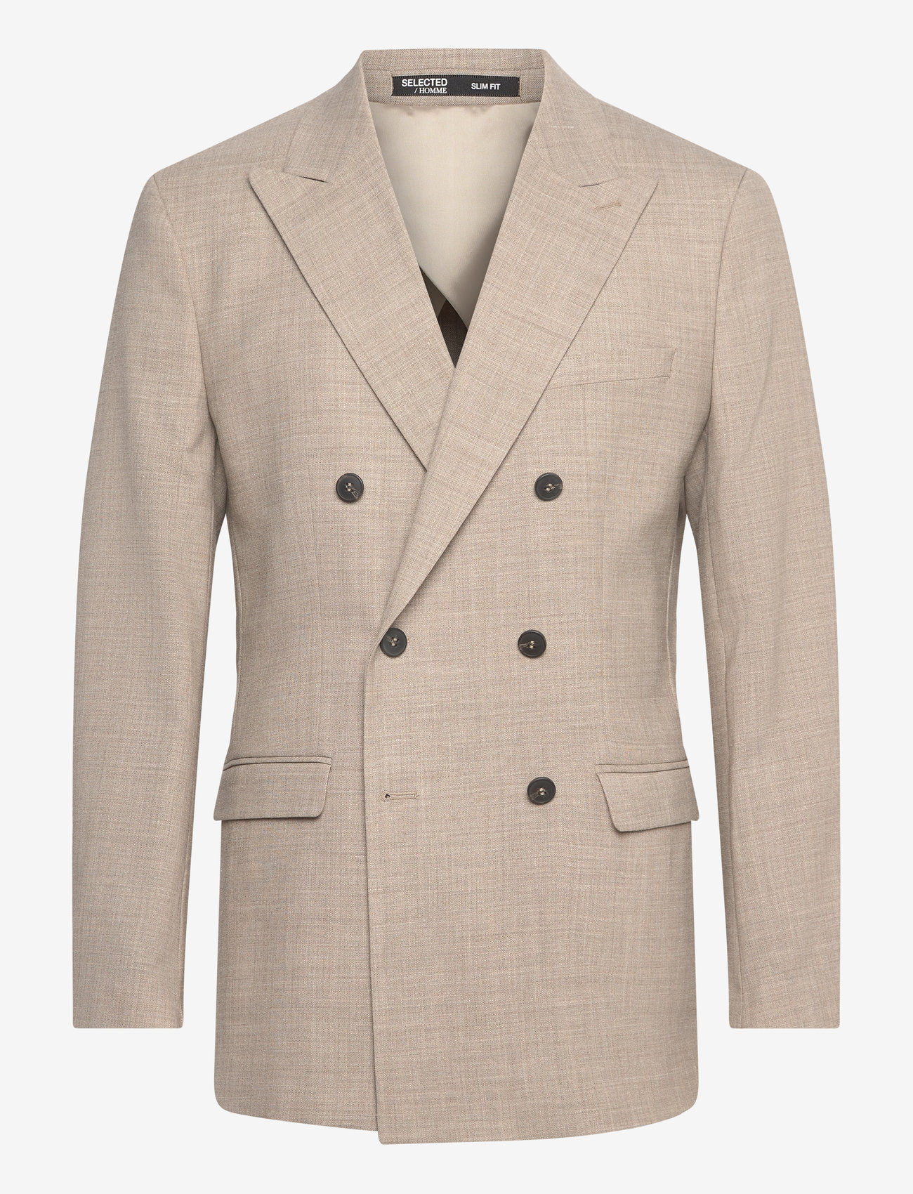Selected - SLHSLIM-OASIS SUN DB BLZ - double breasted blazers - sand - 0