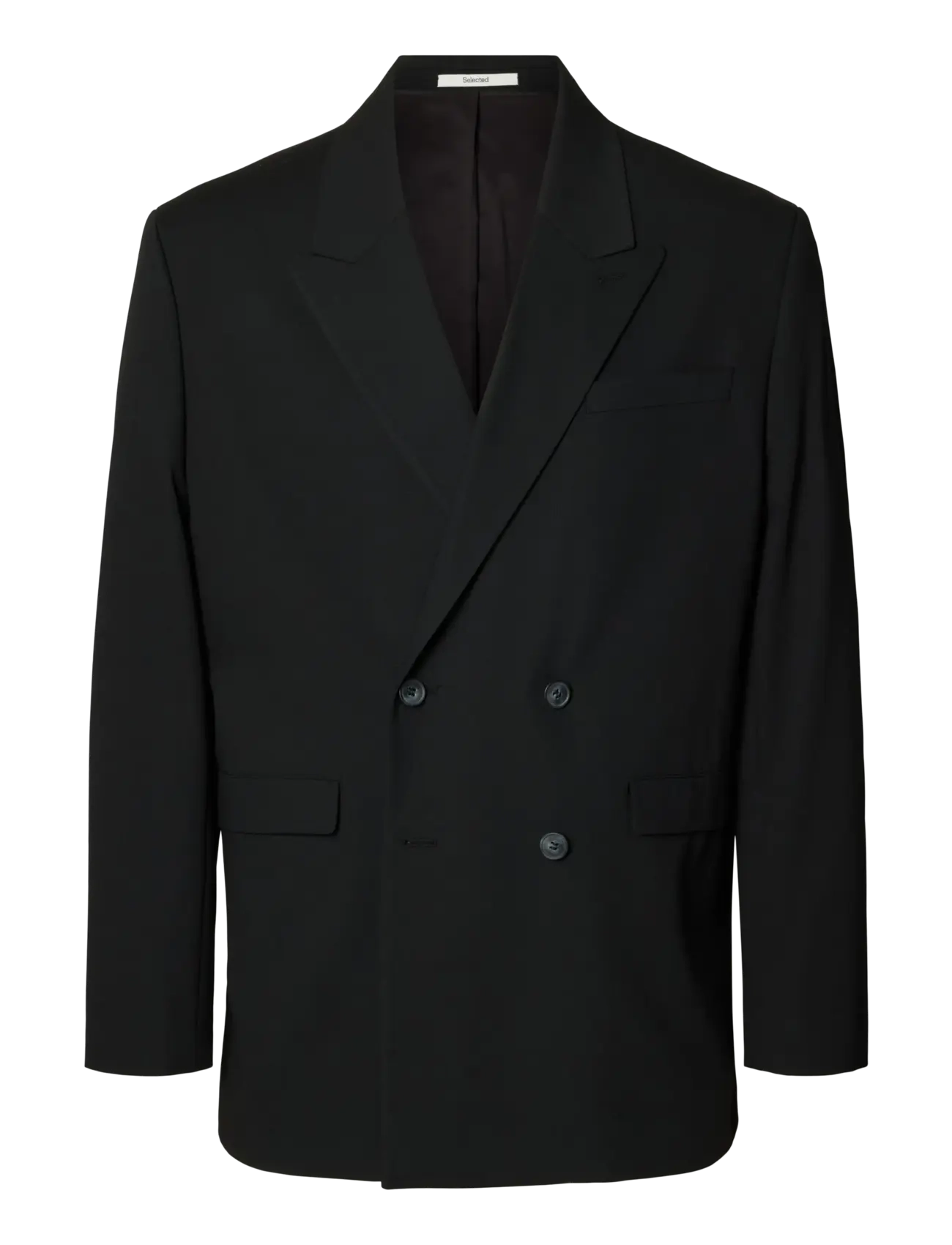 Selected SLMRELAXED-LIAM DB BLZ NOOS - Kleidung - BLACK / black