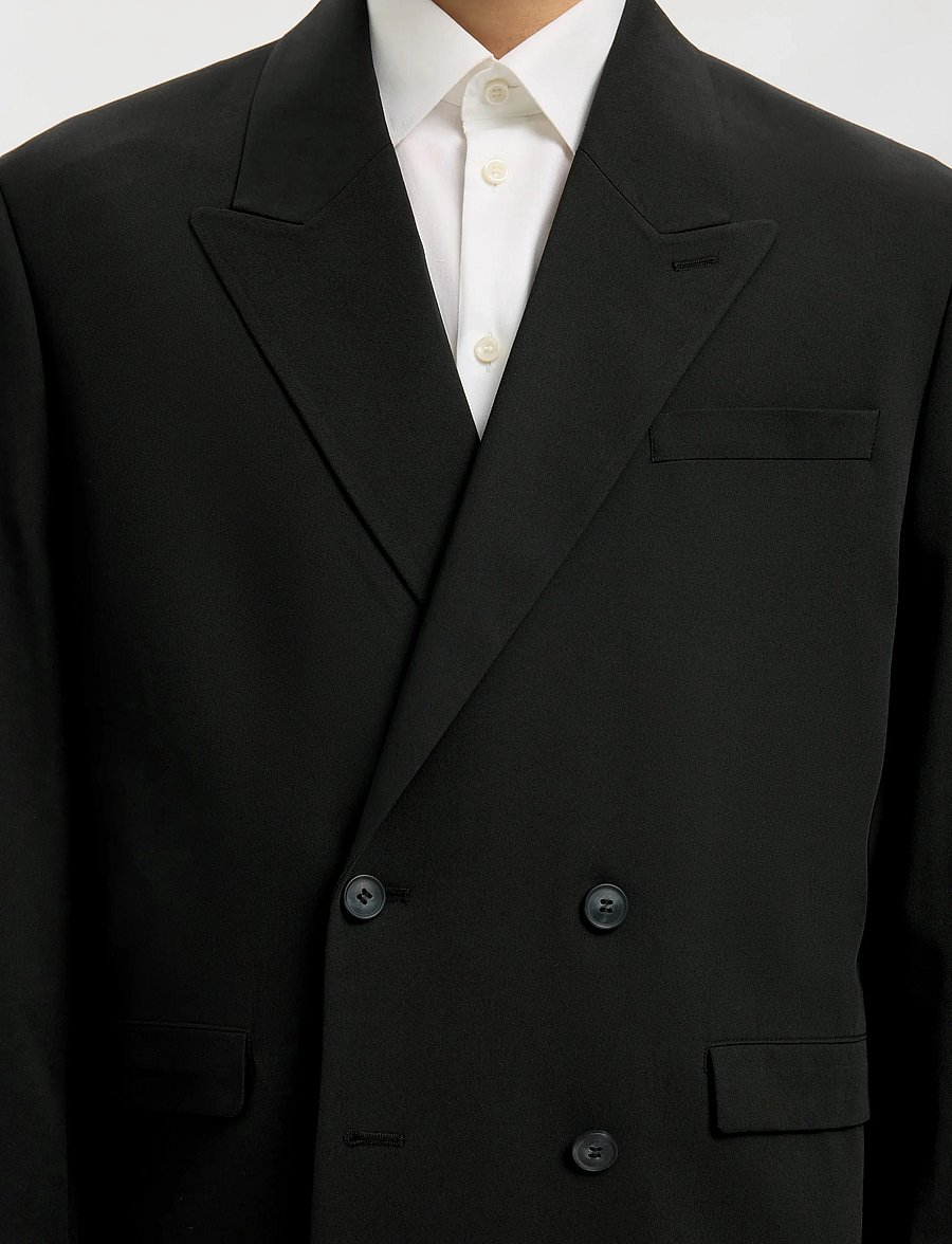 Selected - SLMRELAXED-LIAM DB BLZ NOOS - dobeltkneppede blazere - black - 4