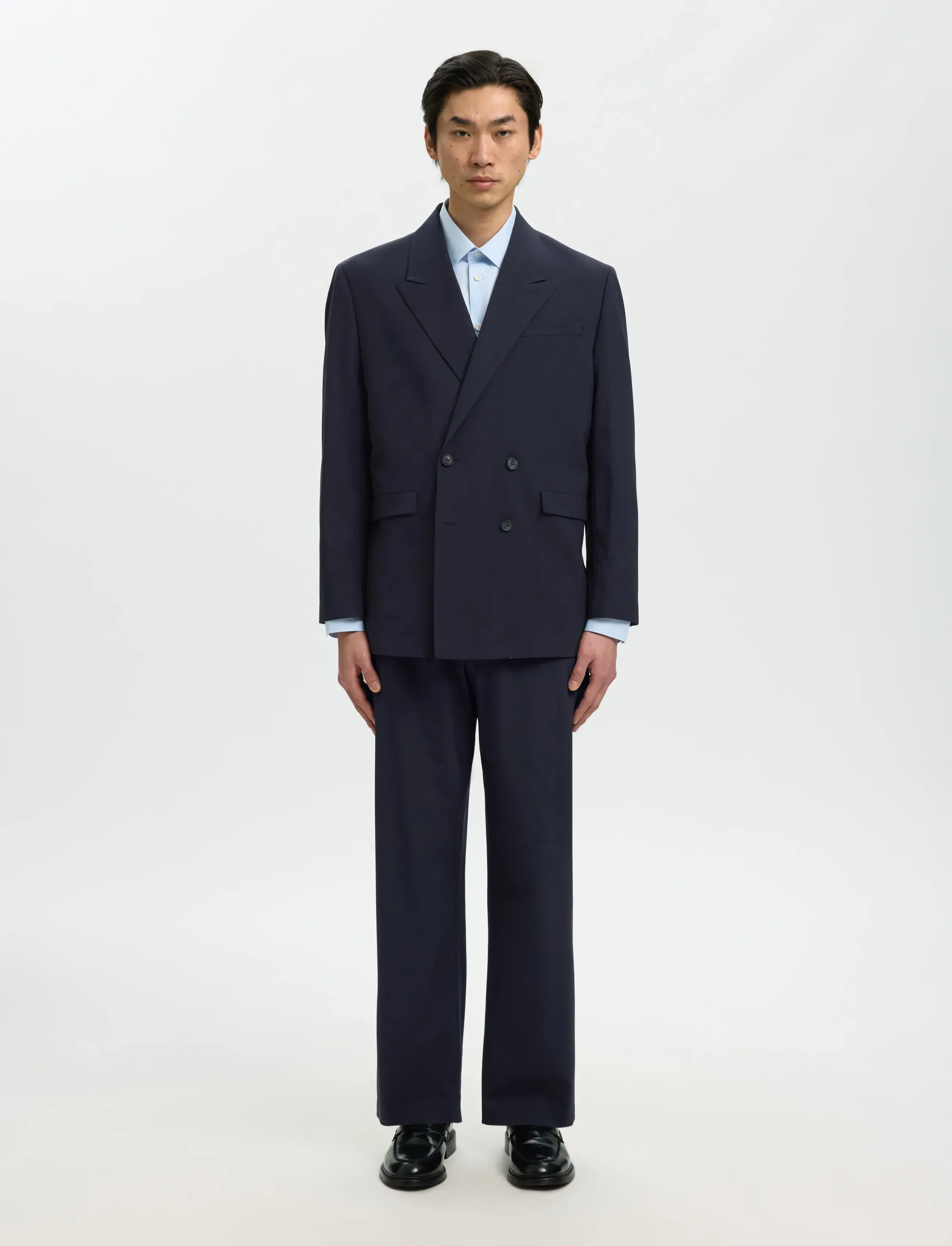 Selected - SLMRELAXED-LIAM DB BLZ NOOS - kahe rinnatisega pintsakud - navy blazer - 3