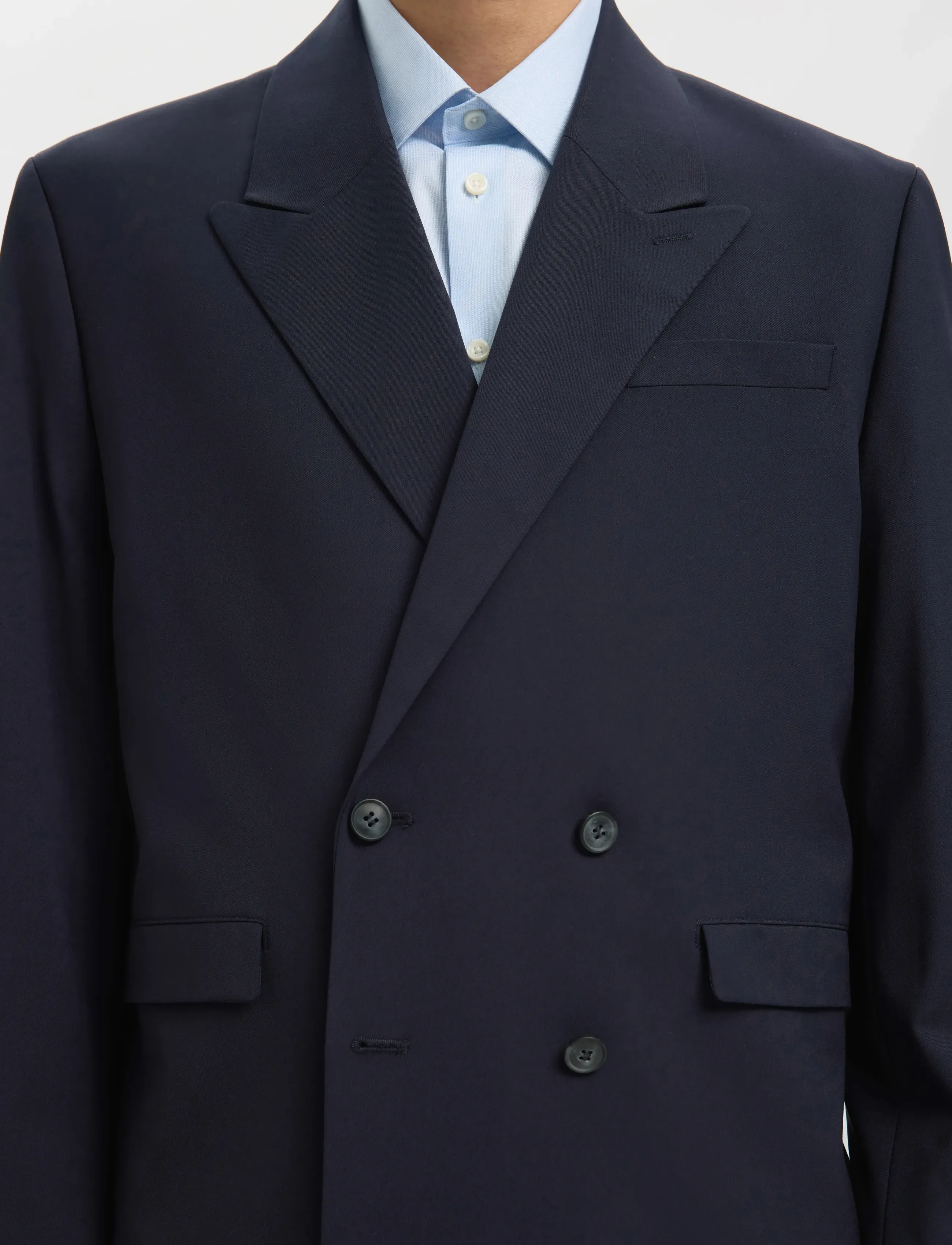 Selected - SLMRELAXED-LIAM DB BLZ NOOS - kahe rinnatisega pintsakud - navy blazer - 4