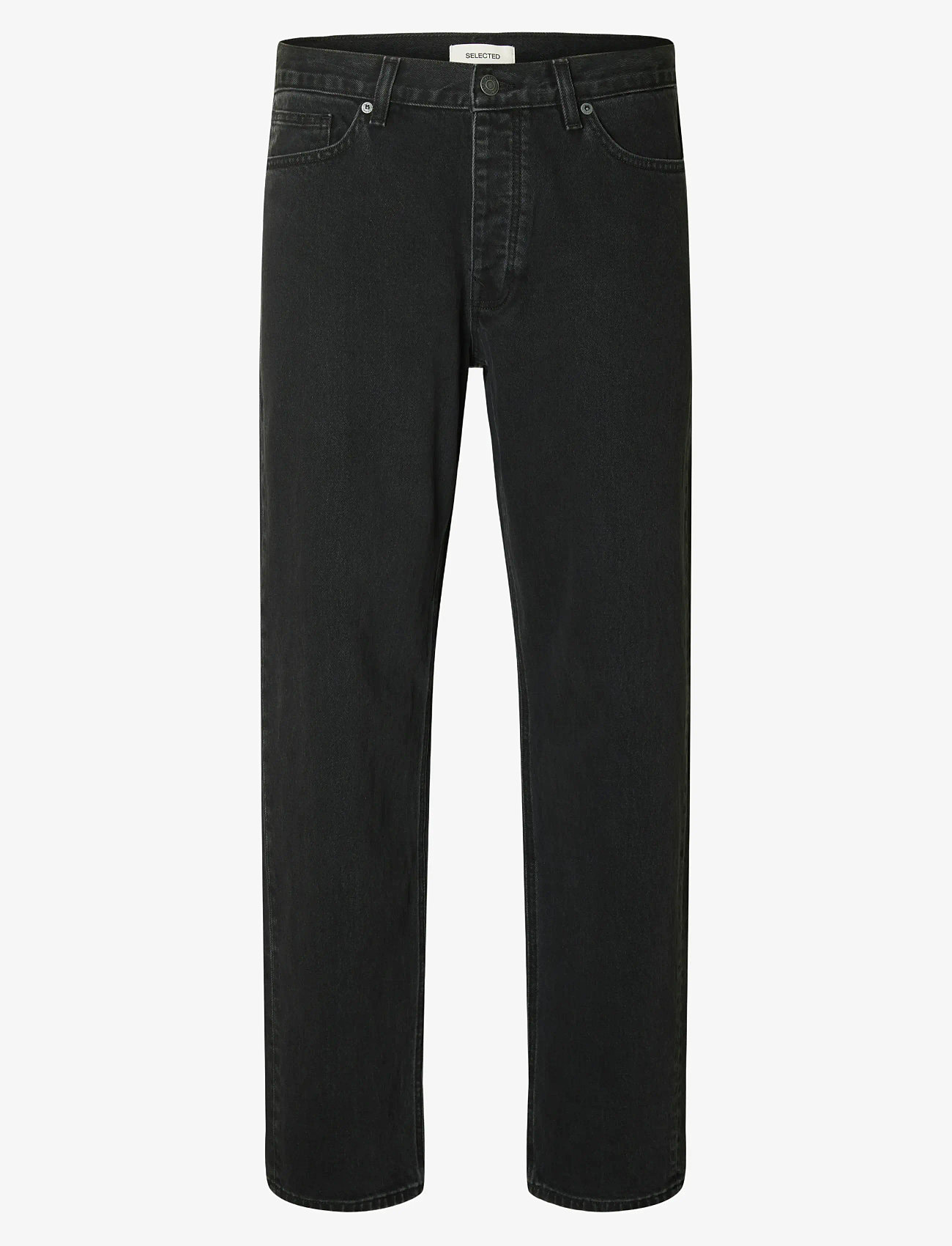 Selected - SLH196-STRAIGHT BEN KORI JEANS NOOS - regular jeans - black denim - 1