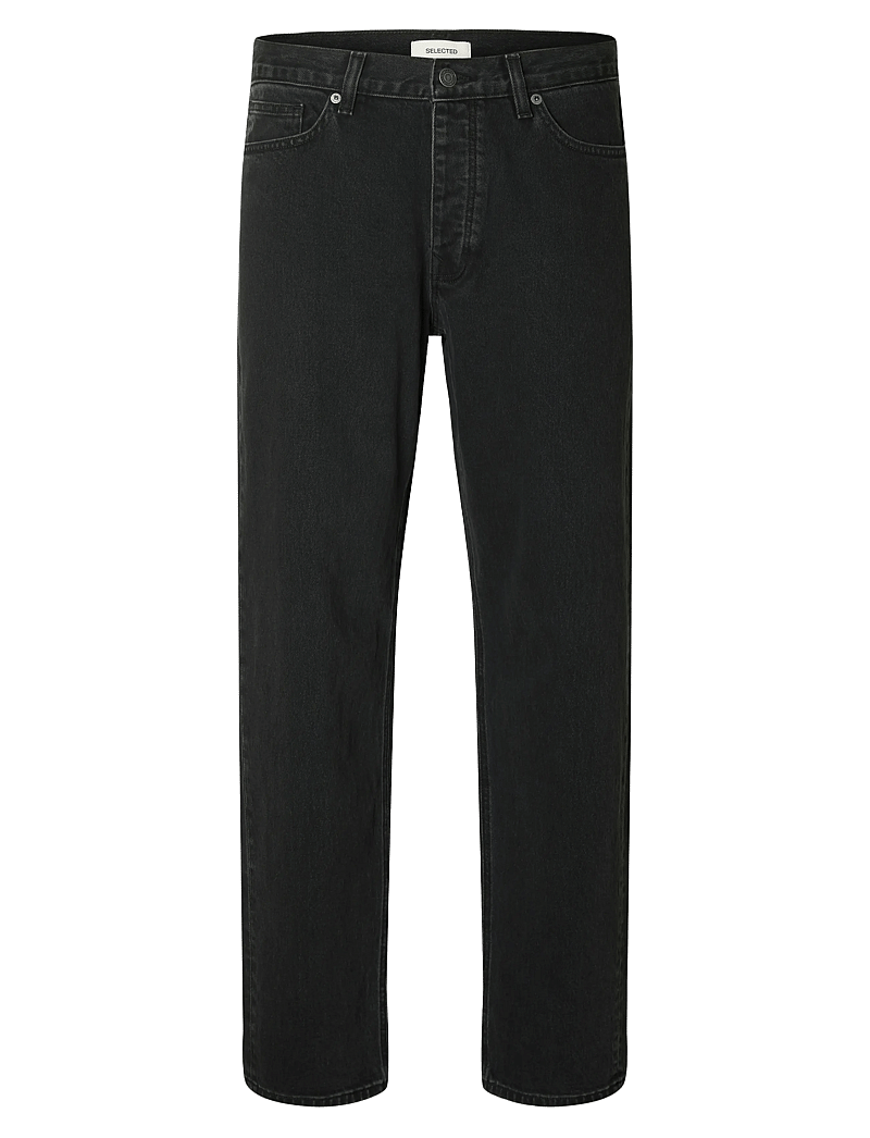 Selected - SLH196-STRAIGHT BEN KORI JEANS NOOS - regular jeans - black denim - 1