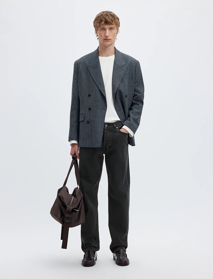 Selected - SLM196-STRAIGHT BEN KORI JEANS NOOS - normale jeans - black denim - 5