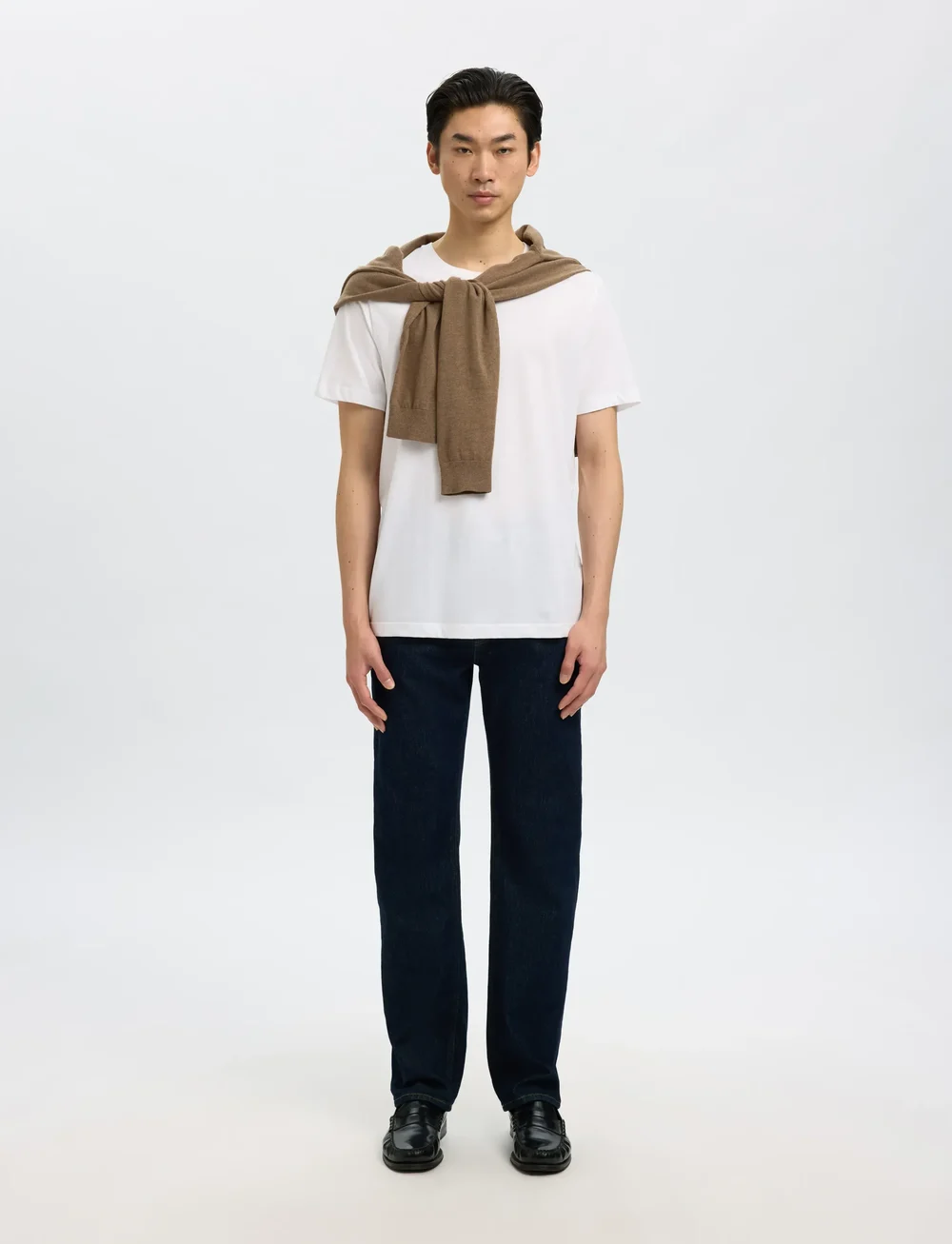 Selected - SLH196-STRAIGHT BEN KORI JEANS NOOS - tavalised teksad - dark blue denim - 3