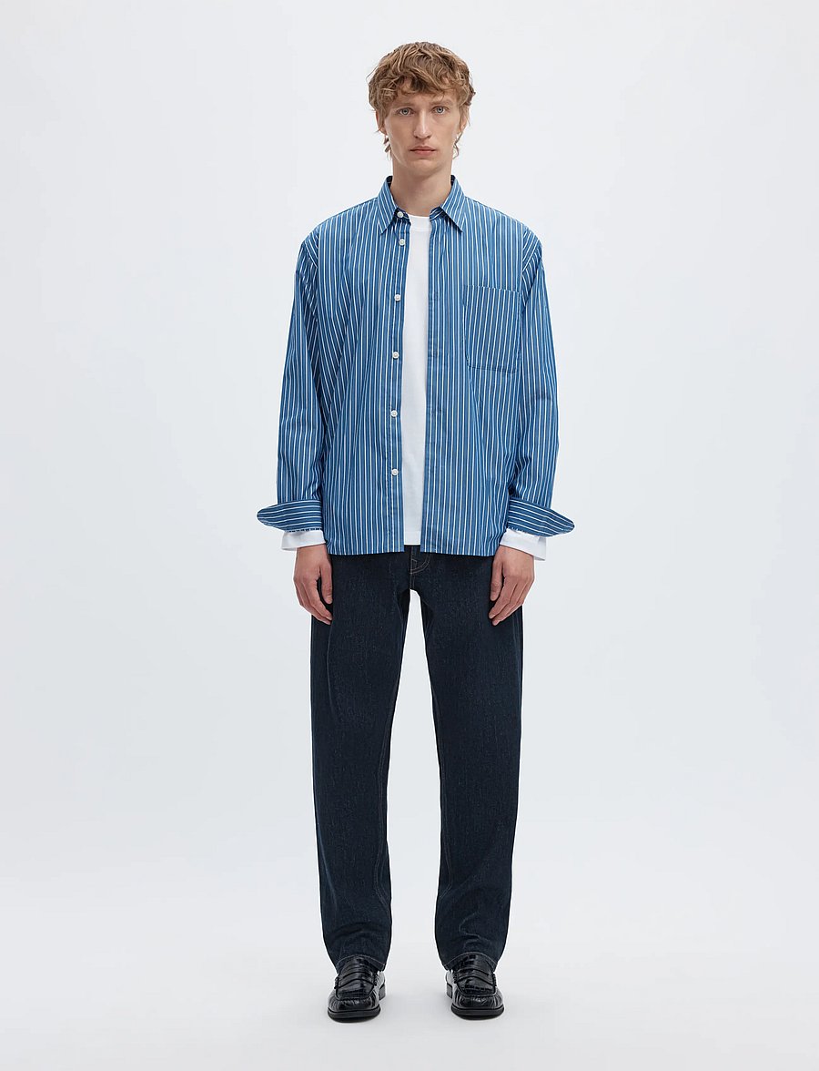 Selected - SLM196-STRAIGHT BEN KORI JEANS NOOS - regular jeans - dark blue denim - 3