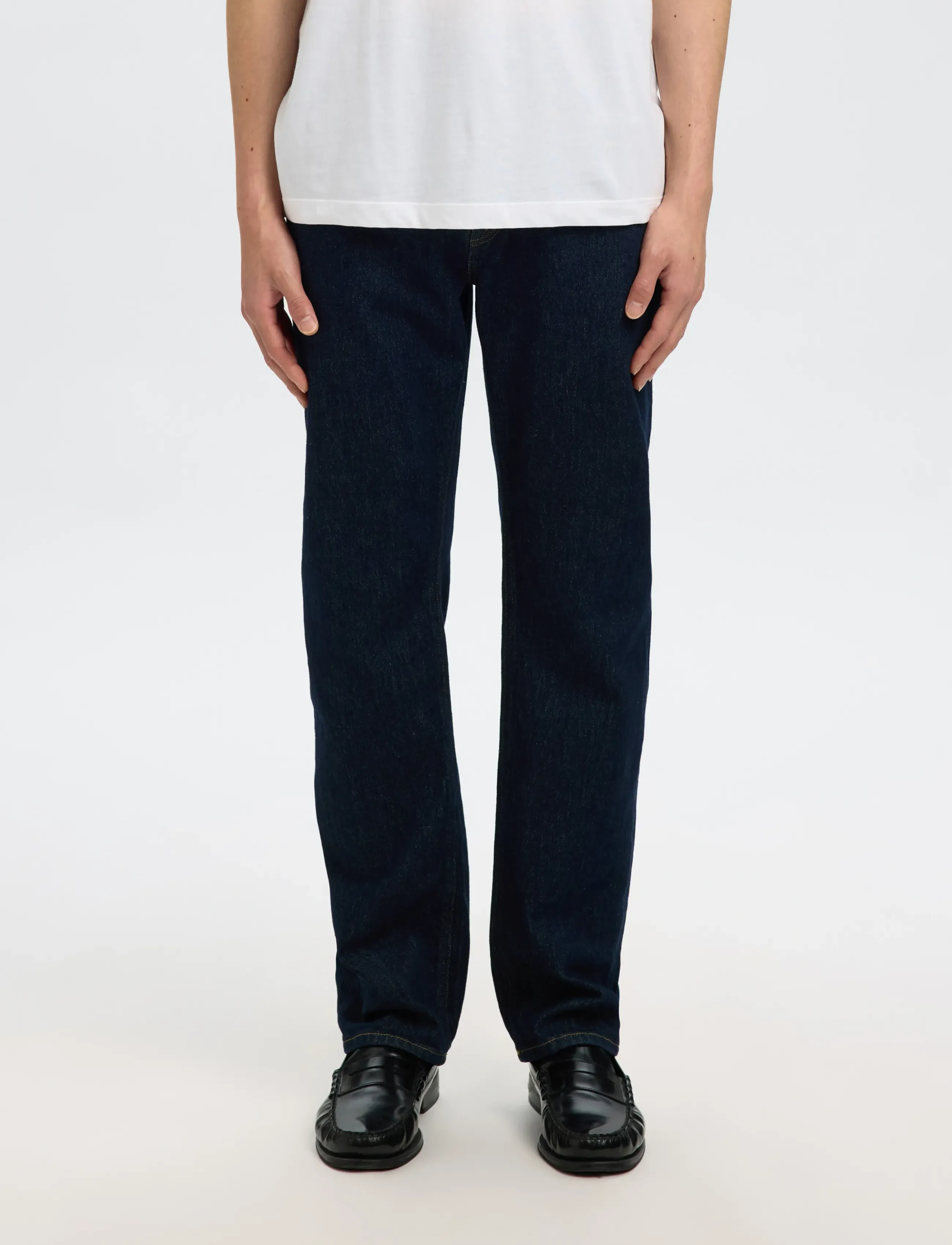 Selected - SLM196-STRAIGHT BEN KORI JEANS NOOS - regular jeans - dark blue denim - 5