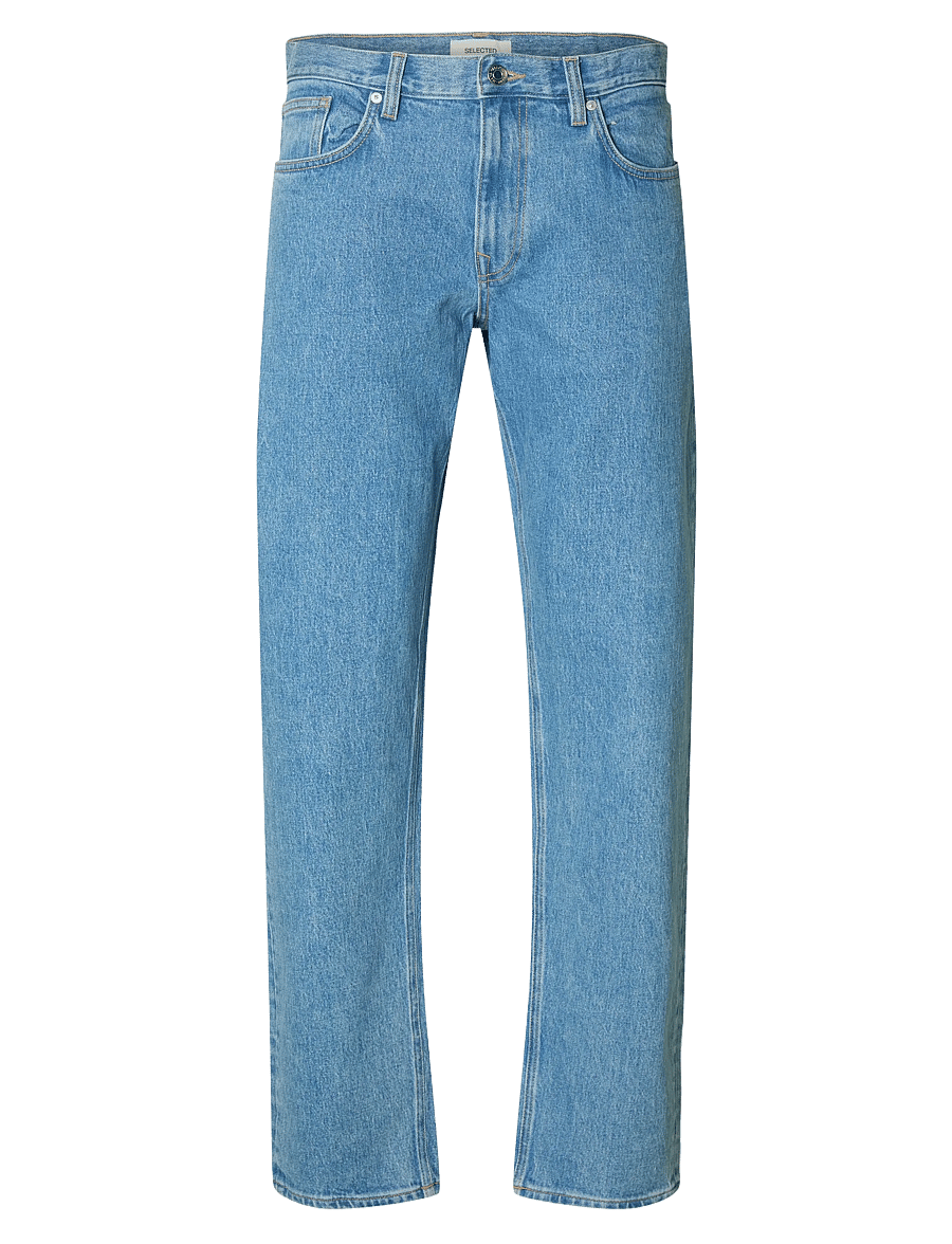 Selected - SLH196-STRAIGHT BEN KORI JEANS NOOS - regular jeans - light blue denim - 1