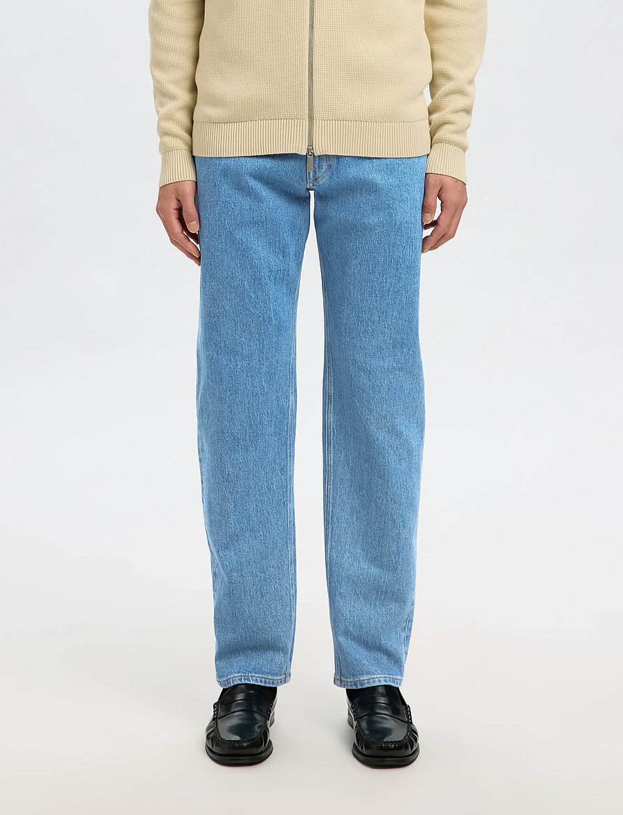 Selected - SLH196-STRAIGHT BEN KORI JEANS NOOS - regular jeans - light blue denim - 0