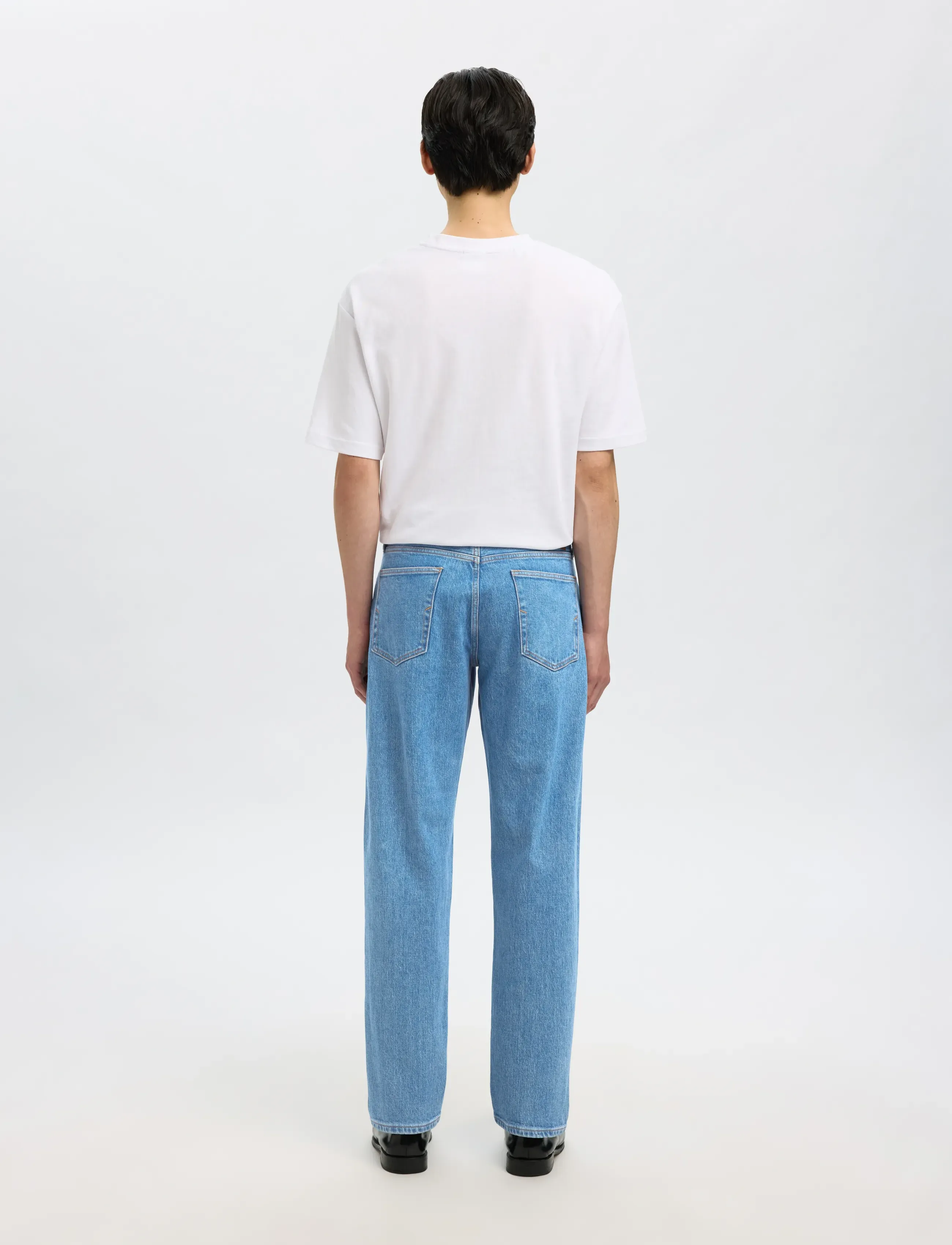 Selected - SLM196-STRAIGHT BEN KORI JEANS NOOS - regular jeans - light blue denim - 2