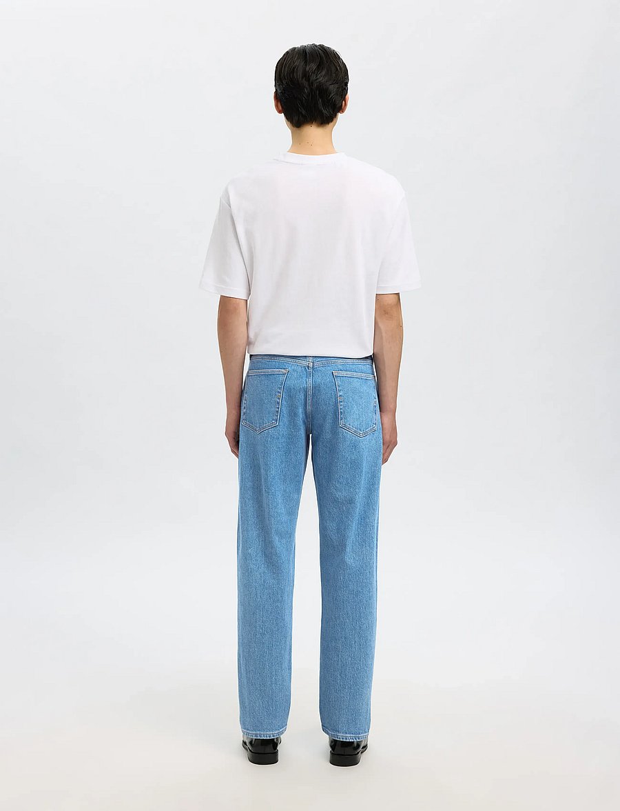 Selected - SLH196-STRAIGHT BEN KORI JEANS NOOS - regular jeans - light blue denim - 2