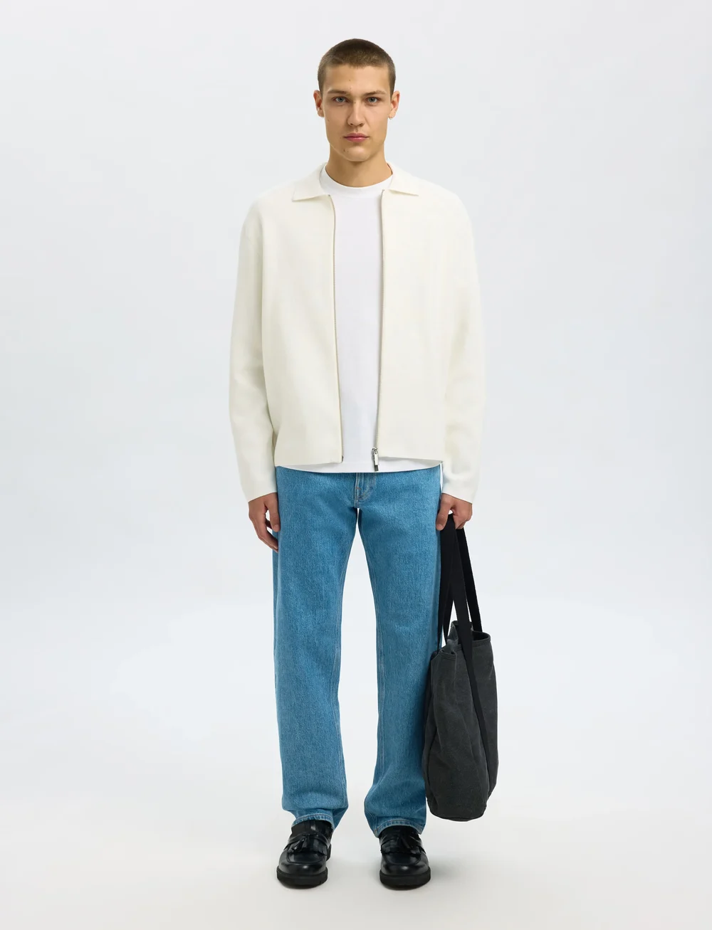 Selected - SLH196-STRAIGHT BEN KORI JEANS NOOS - regular jeans - light blue denim - 4