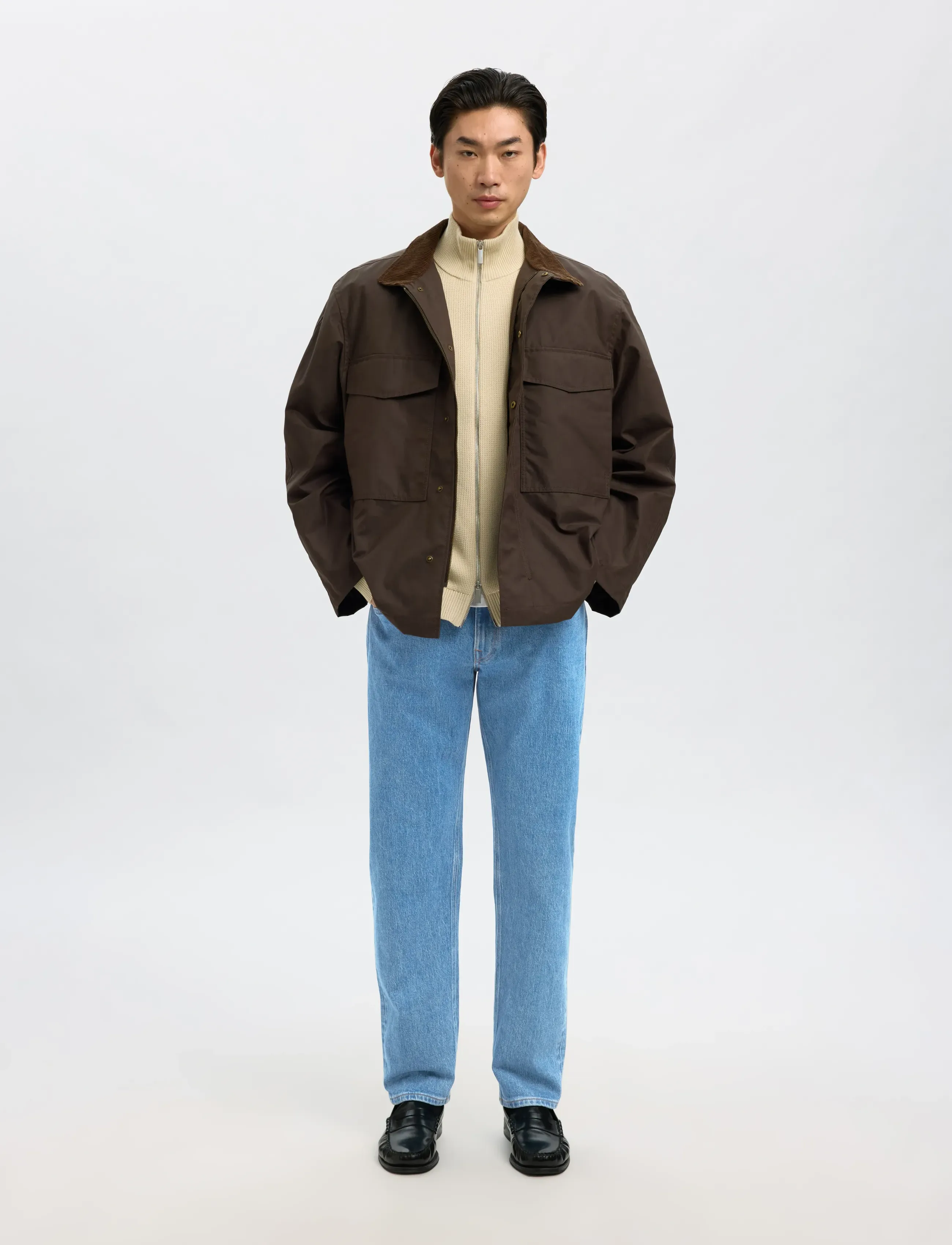 Selected - SLM196-STRAIGHT BEN KORI JEANS NOOS - regular jeans - light blue denim - 5