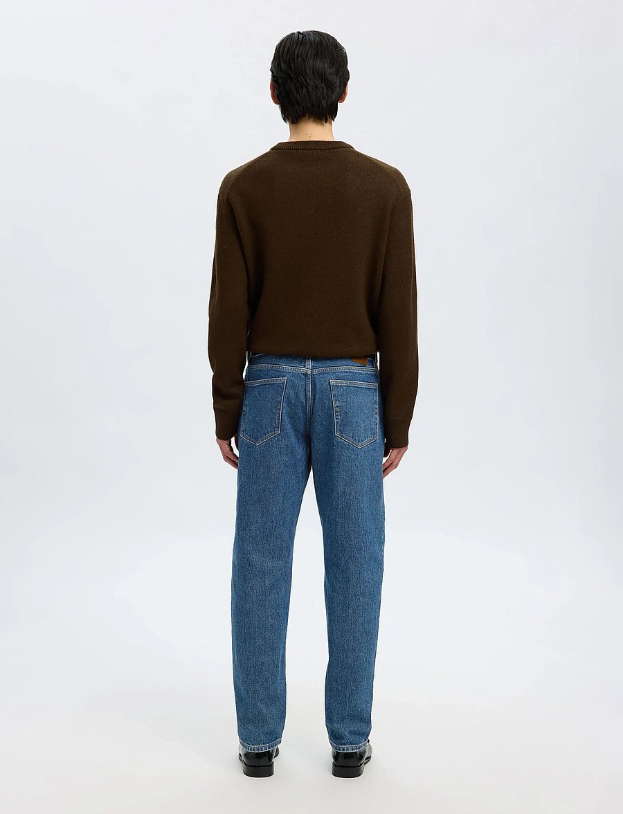 Selected - SLM196-STRAIGHT BEN KORI JEANS NOOS - normale jeans - medium blue denim - 2
