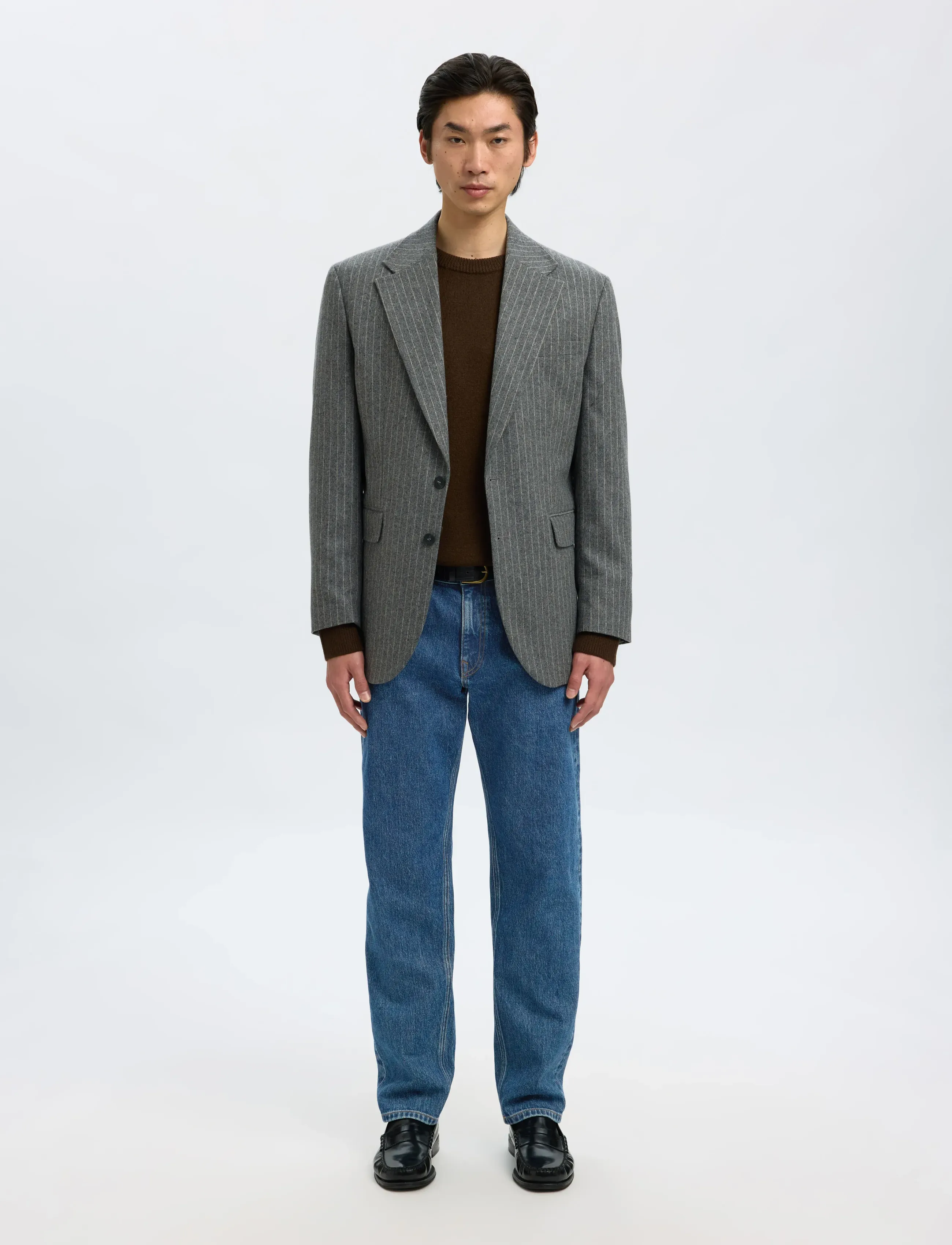Selected - SLM196-STRAIGHT BEN KORI JEANS NOOS - regular jeans - medium blue denim - 3