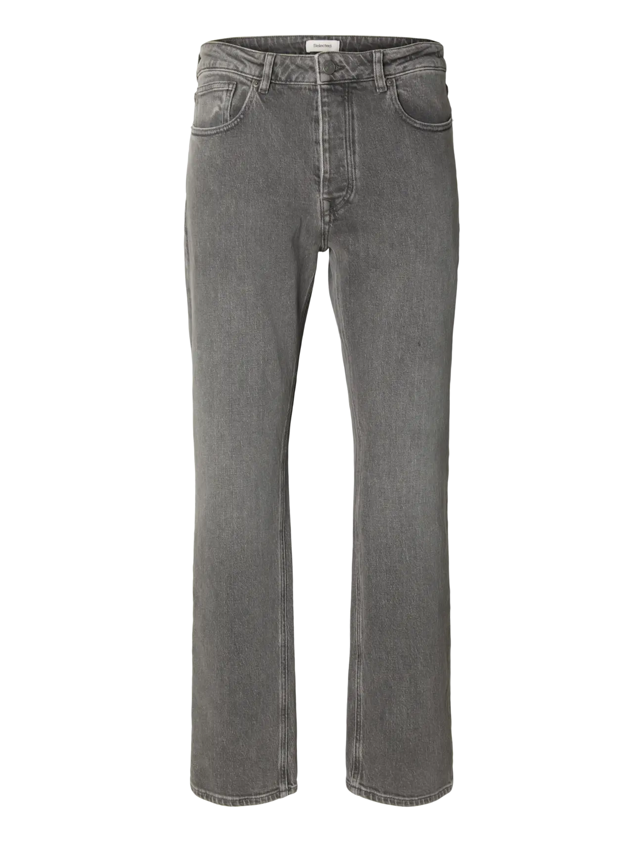 Selected SLM196-STRAIGHT BEN KORI JEANS NOOS - Selected - MEDIUM GREY DENIM / grey
