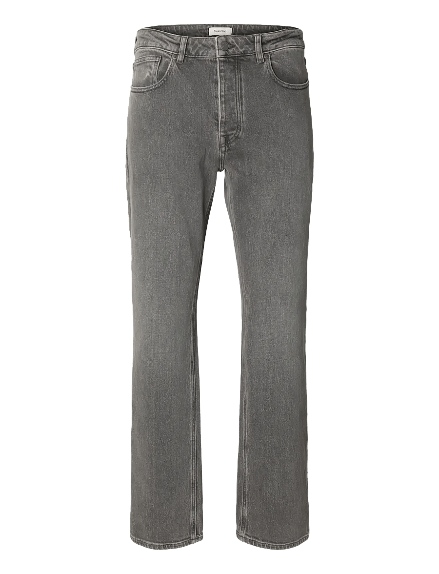 Selected - SLM196-STRAIGHT BEN KORI JEANS NOOS - normale jeans - medium grey denim - 1