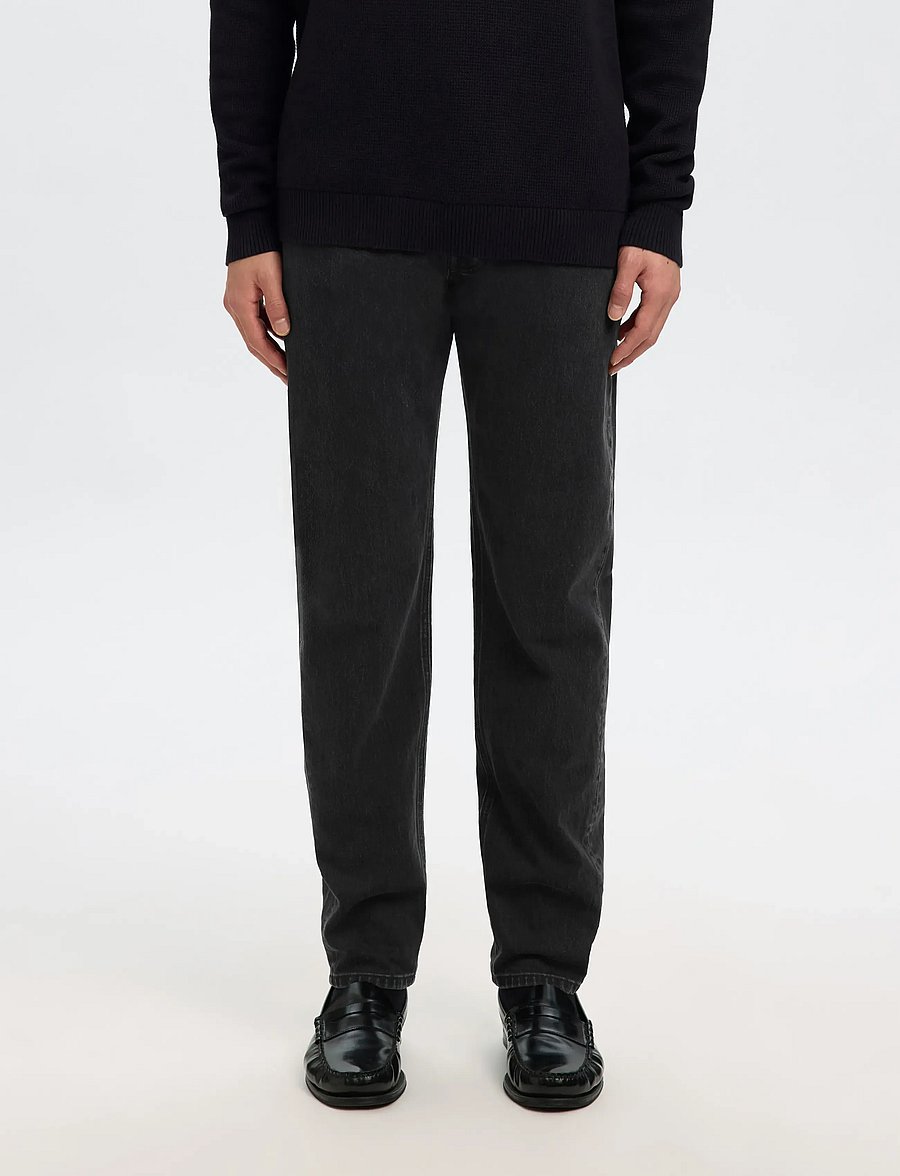 Selected - SLM175-SLIM BEN KORI JEANS NOOS - slim fit jeans - black denim - 0
