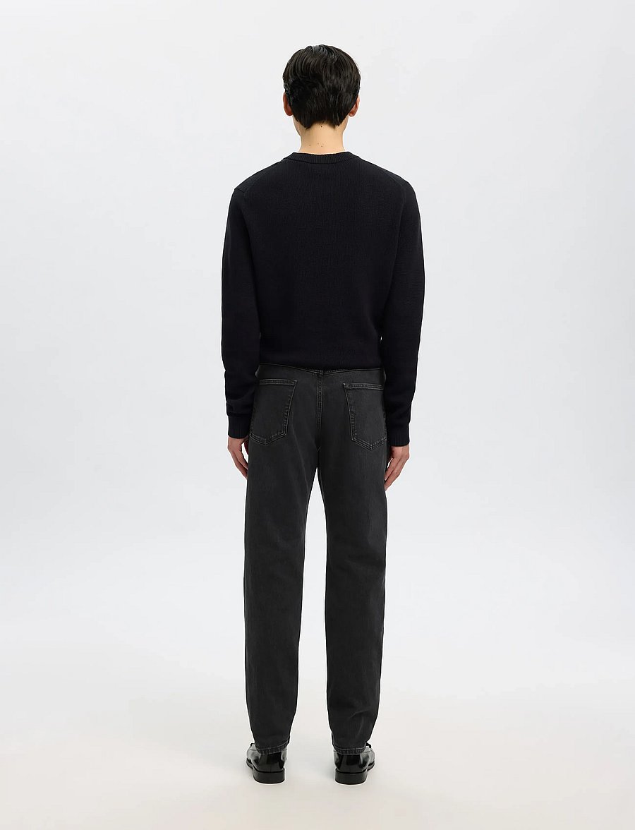 Selected - SLM175-SLIM BEN KORI JEANS NOOS - slim fit jeans - black denim - 2