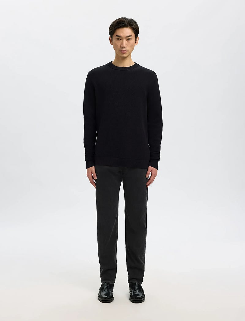 Selected - SLH175-SLIM BEN KORI JEANS NOOS - slim jeans - black denim - 3