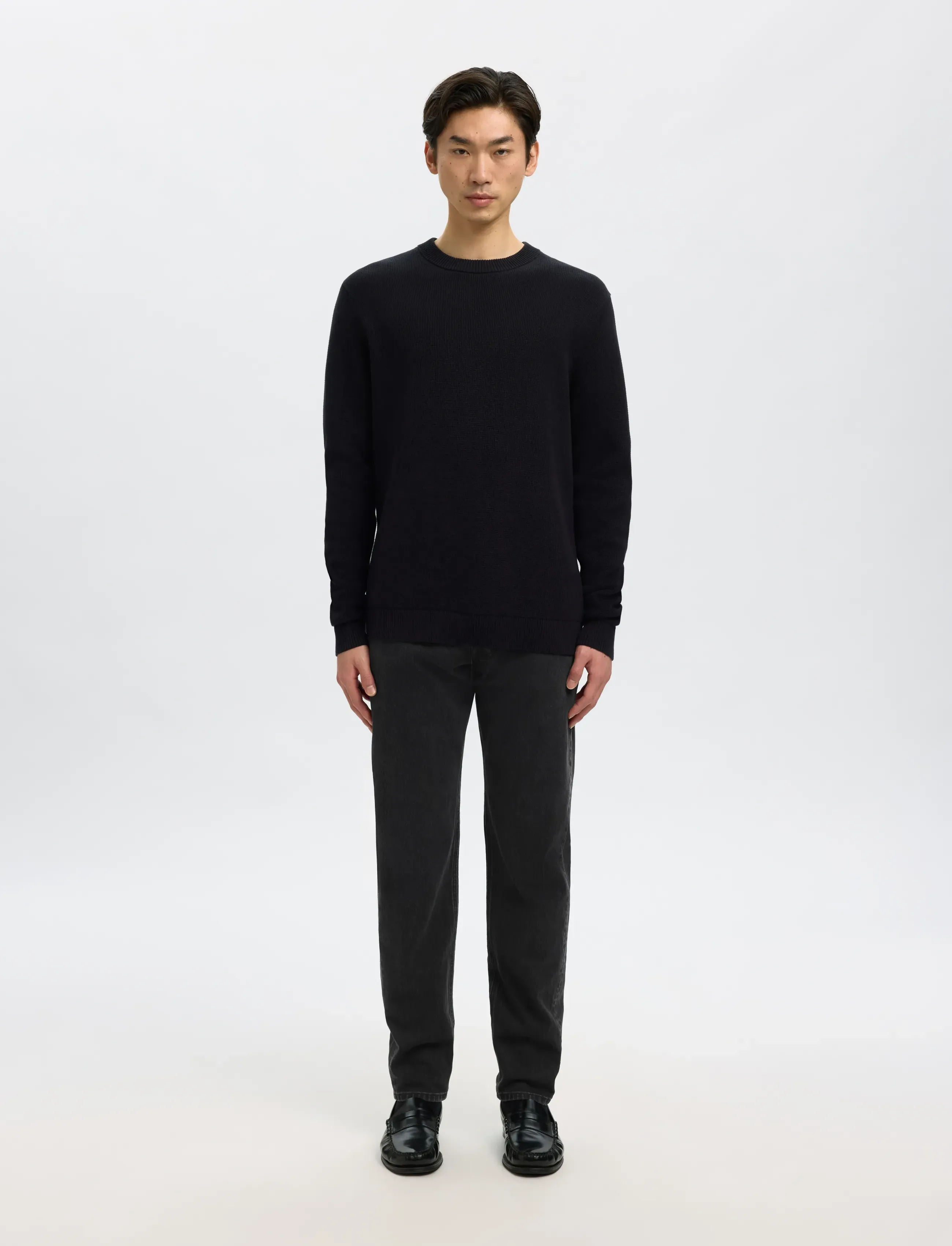 Selected - SLM175-SLIM BEN KORI JEANS NOOS - slim fit jeans - black denim - 3