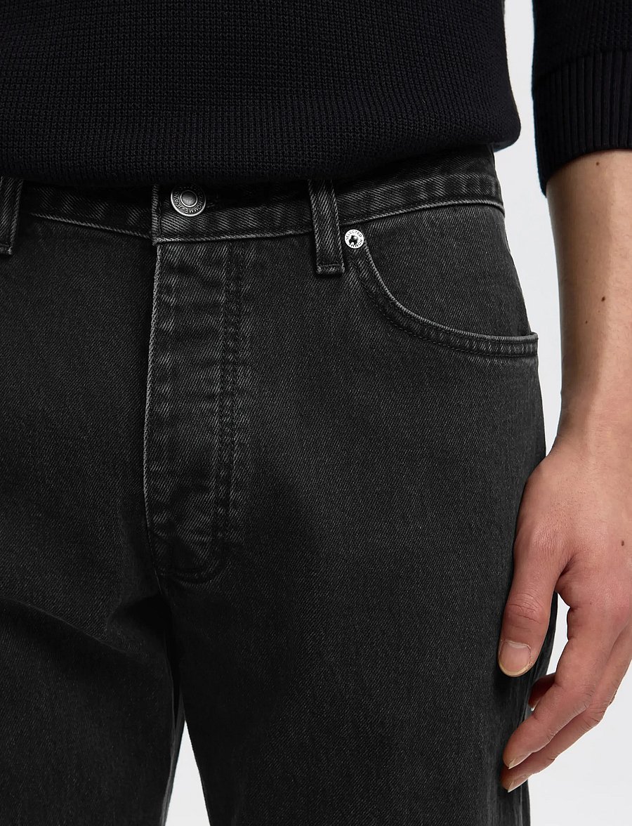 Selected - SLM175-SLIM BEN KORI JEANS NOOS - slim fit jeans - black denim - 4
