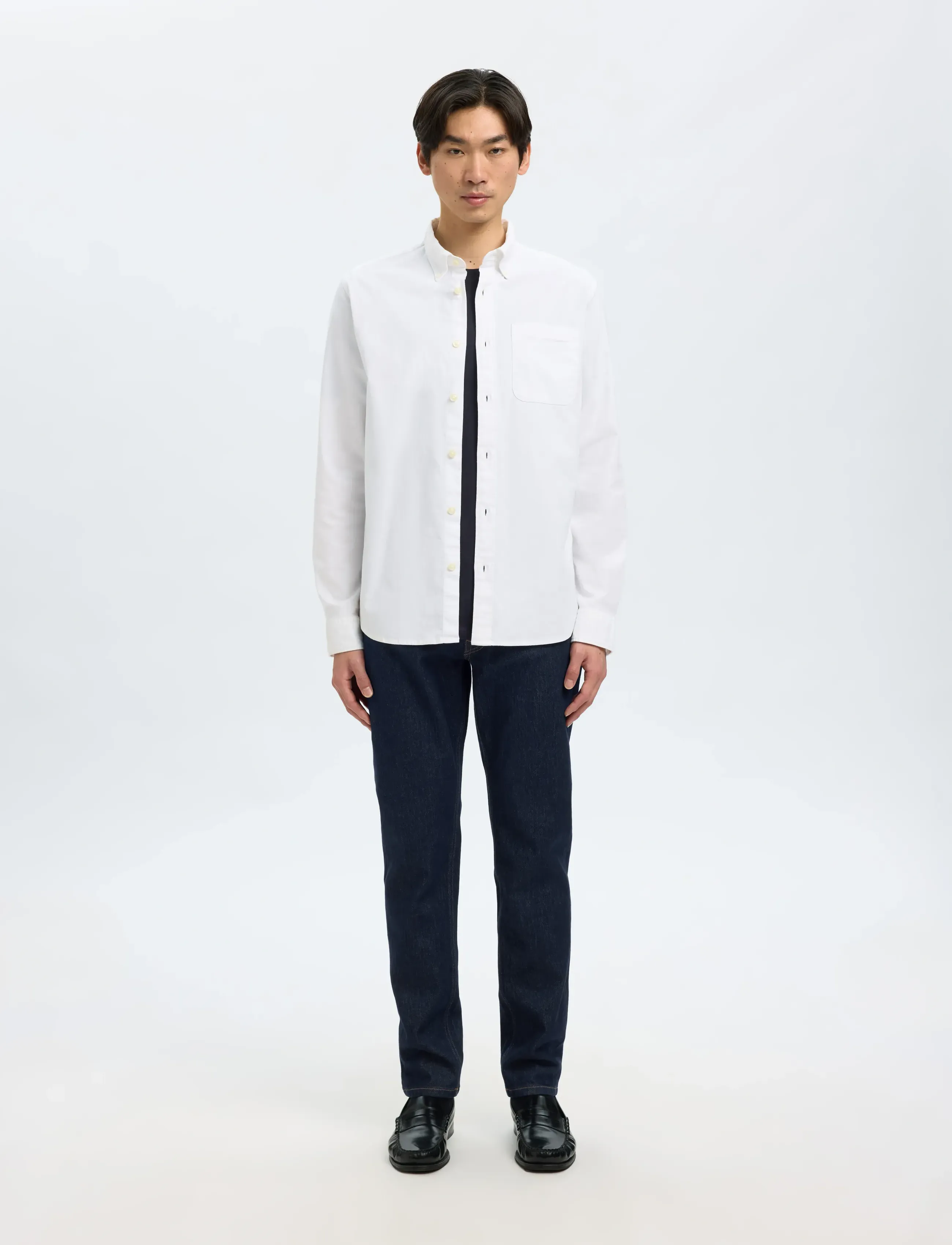Selected - SLM175-SLIM BEN KORI JEANS NOOS - slim fit jeans - dark blue denim - 3