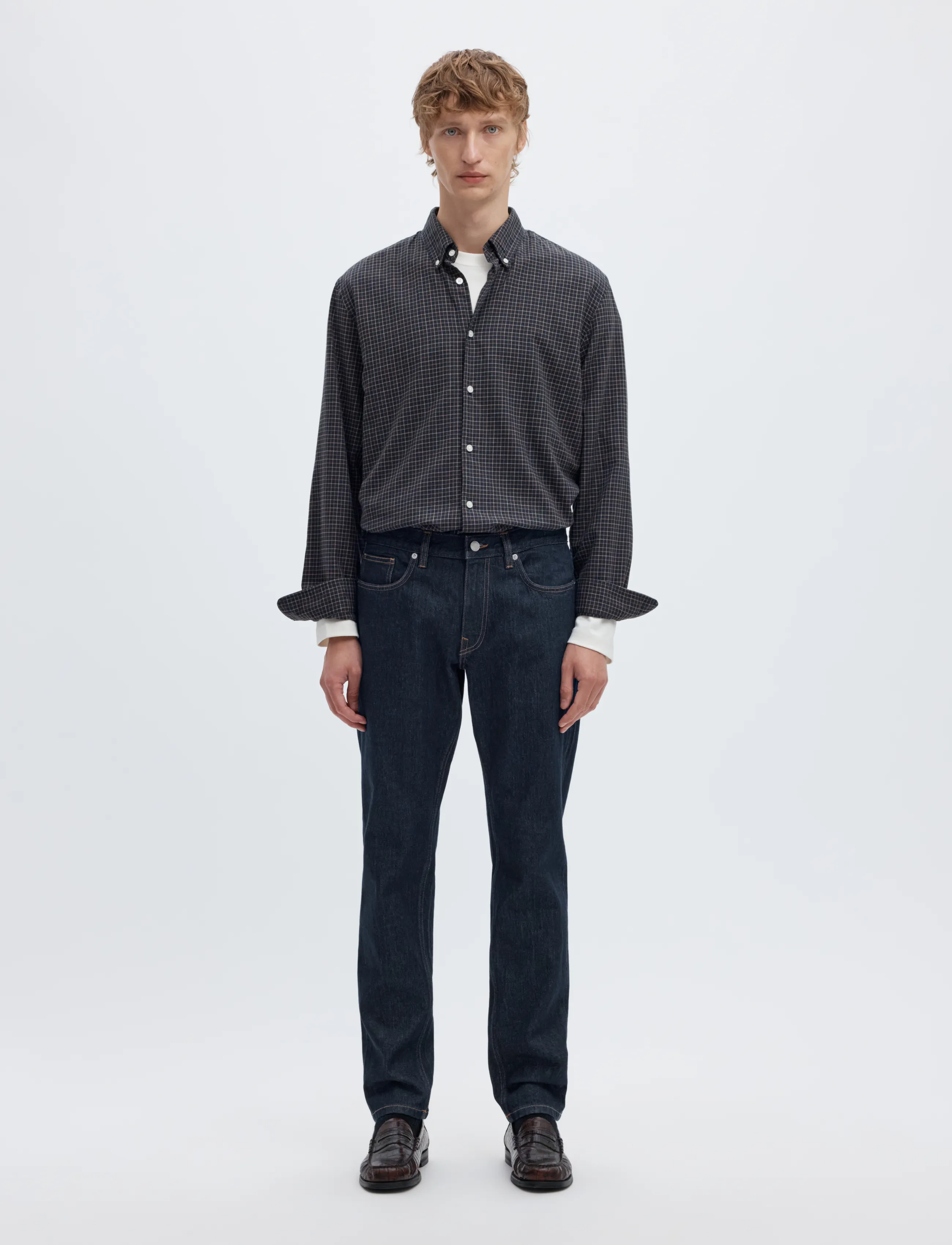 Selected - SLH175-SLIM BEN KORI JEANS NOOS - hosen & jeans - dark blue denim - 3