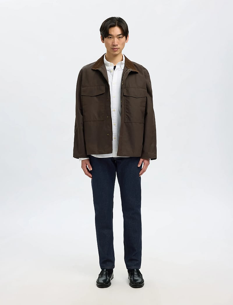 Selected - SLH175-SLIM BEN KORI JEANS NOOS - kitsad teksad - dark blue denim - 5