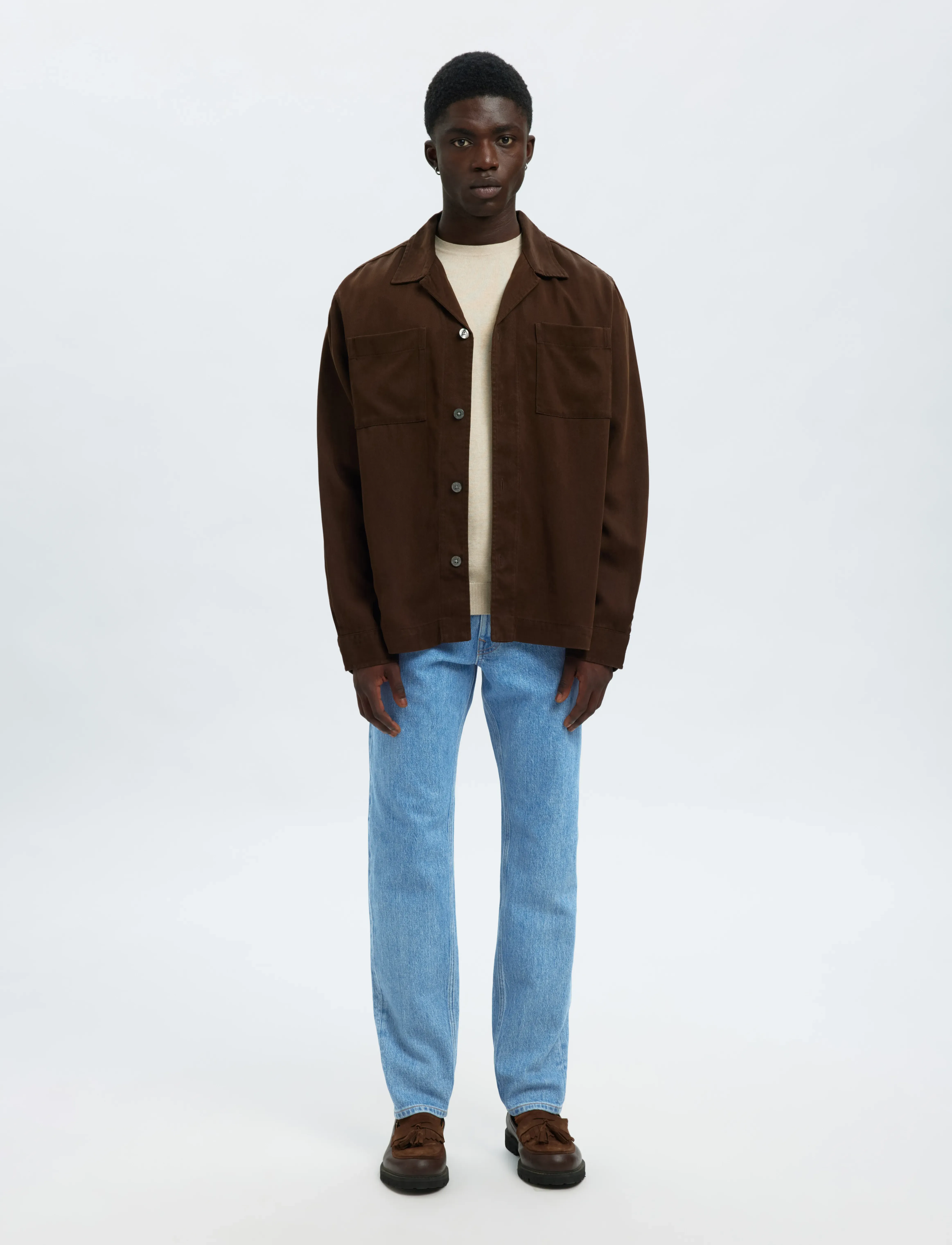 Selected - SLM175-SLIM BEN KORI JEANS NOOS - slim jeans - light blue denim - 3