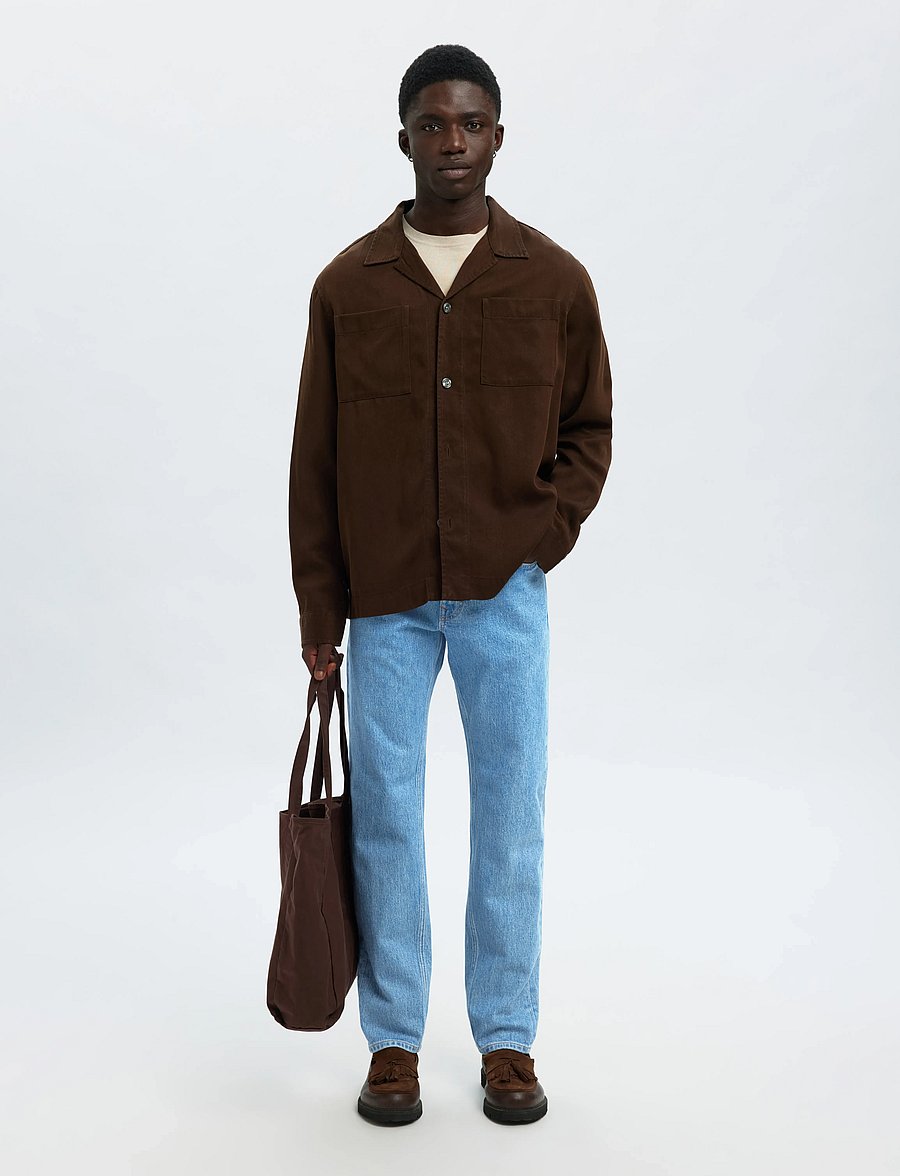 Selected - SLM175-SLIM BEN KORI JEANS NOOS - slim jeans - light blue denim - 4