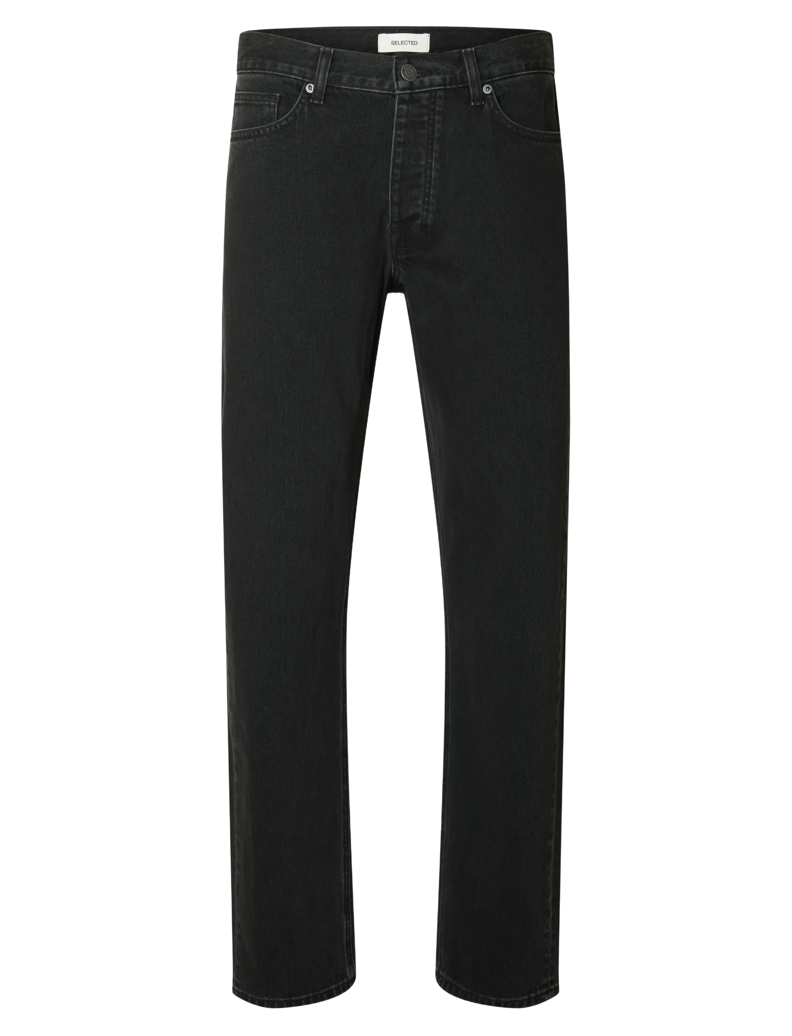 Selected SLH190-REG TAPERED BEN KORI JEANS NOOS - Jeans - BLACK DENIM / black