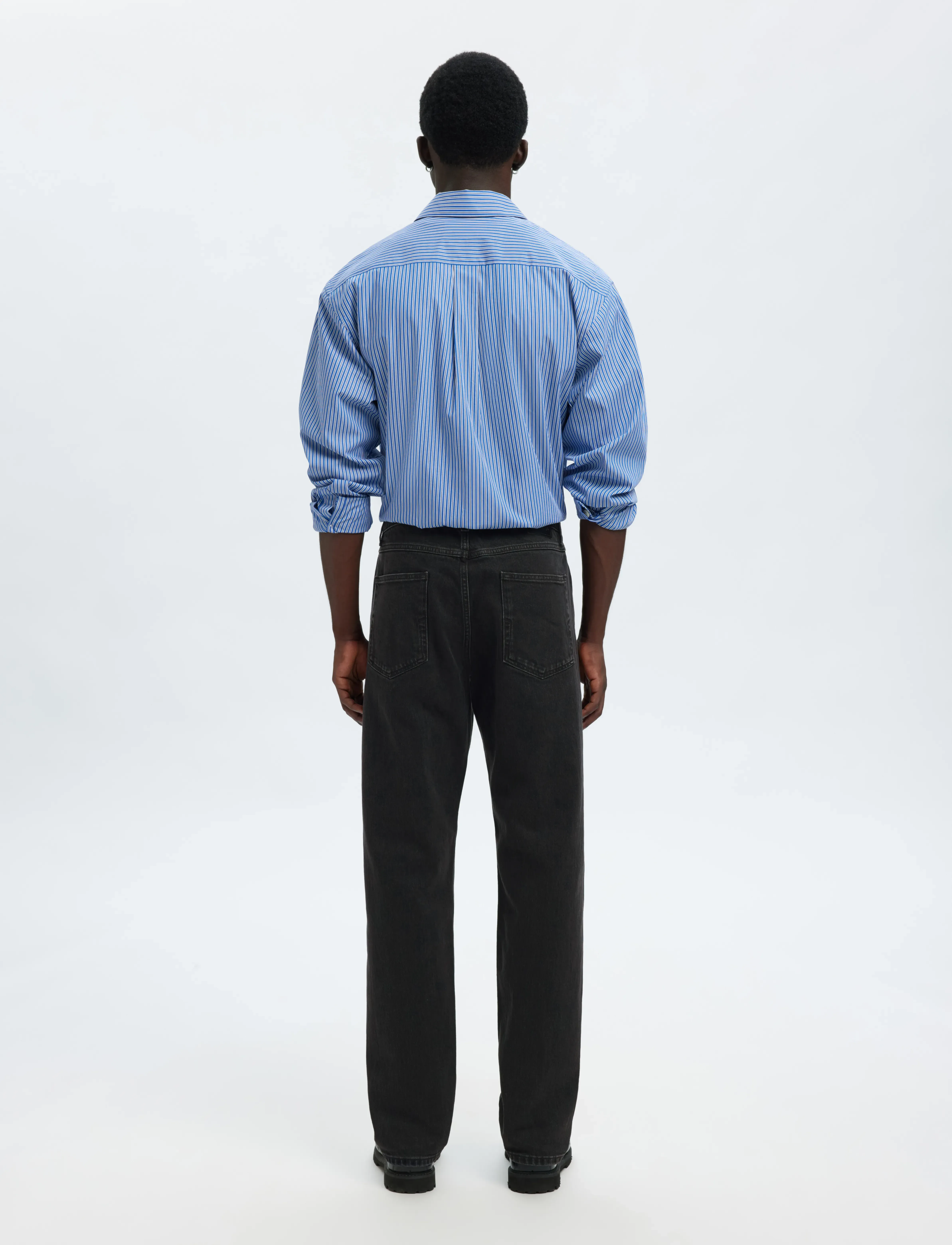 Selected - SLM190-REG TAPERED BEN KORI JEANS NOOS - tapered jeans - black denim - 2