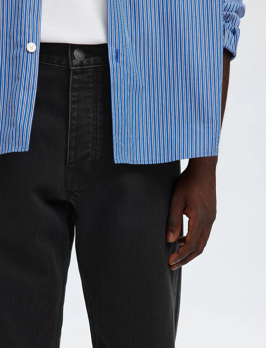 Selected - SLM190-REG TAPERED BEN KORI JEANS NOOS - schmal zulaufende jeans - black denim - 3