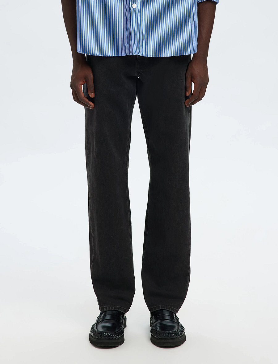 Selected - SLM190-REG TAPERED BEN KORI JEANS NOOS - schmal zulaufende jeans - black denim - 5