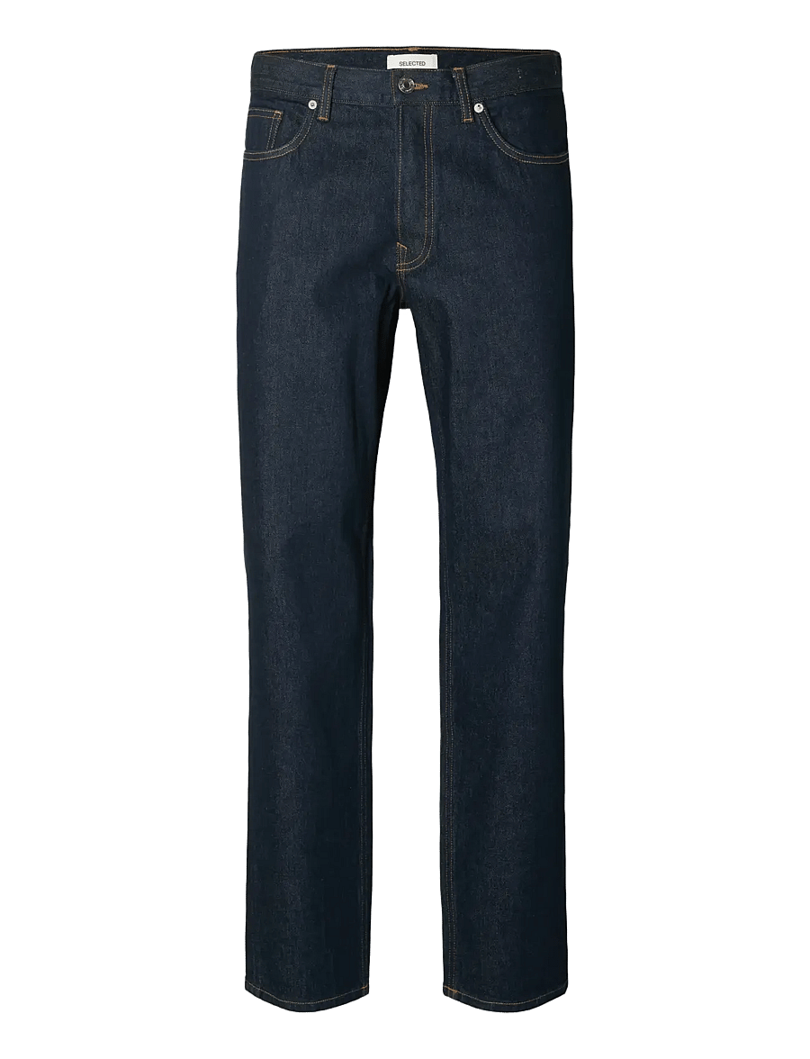 Selected - SLH190-REG TAPERED BEN KORI JEANS NOOS - schmal zulaufende jeans - dark blue denim - 1