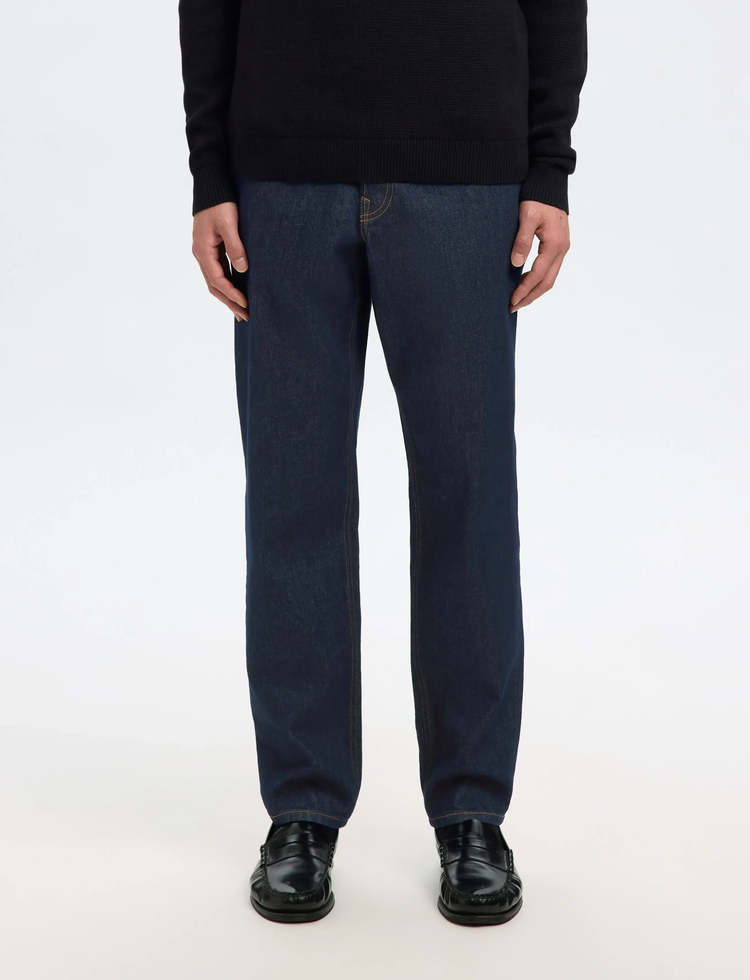 Selected SLH190-REG TAPERED BEN KORI JEANS NOOS - Jeans - DARK BLUE DENIM / navy