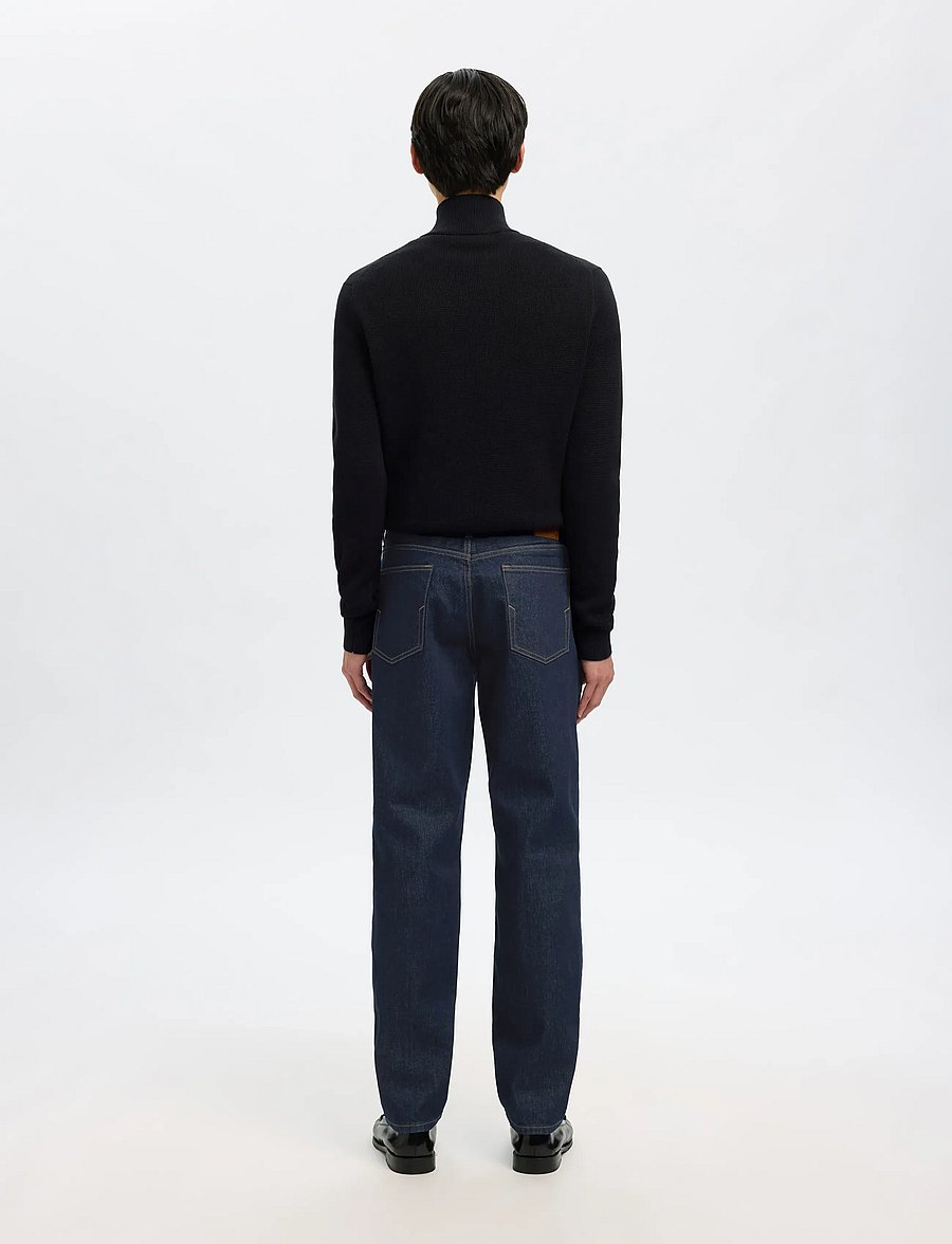 Selected - SLH190-REG TAPERED BEN KORI JEANS NOOS - schmal zulaufende jeans - dark blue denim - 2
