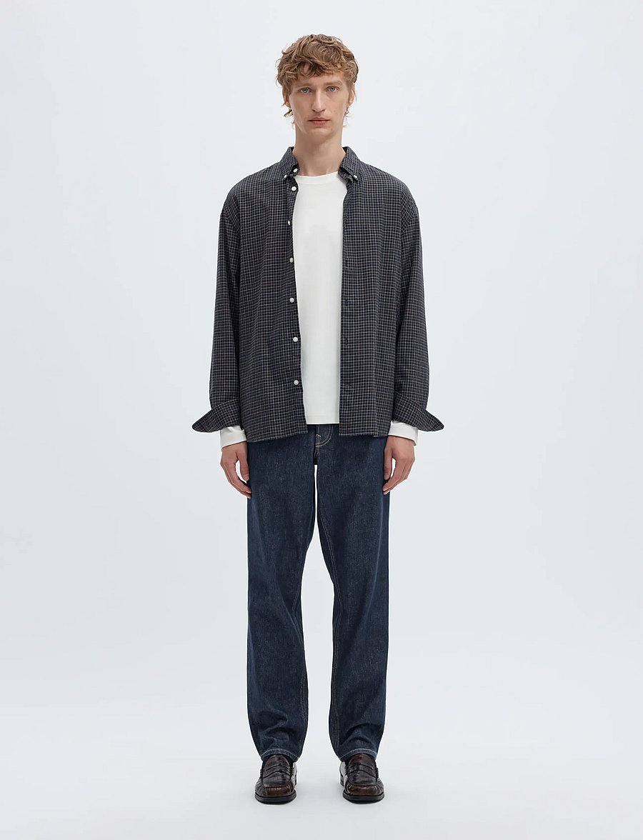Selected - SLH190-REG TAPERED BEN KORI JEANS NOOS - schmal zulaufende jeans - dark blue denim - 3