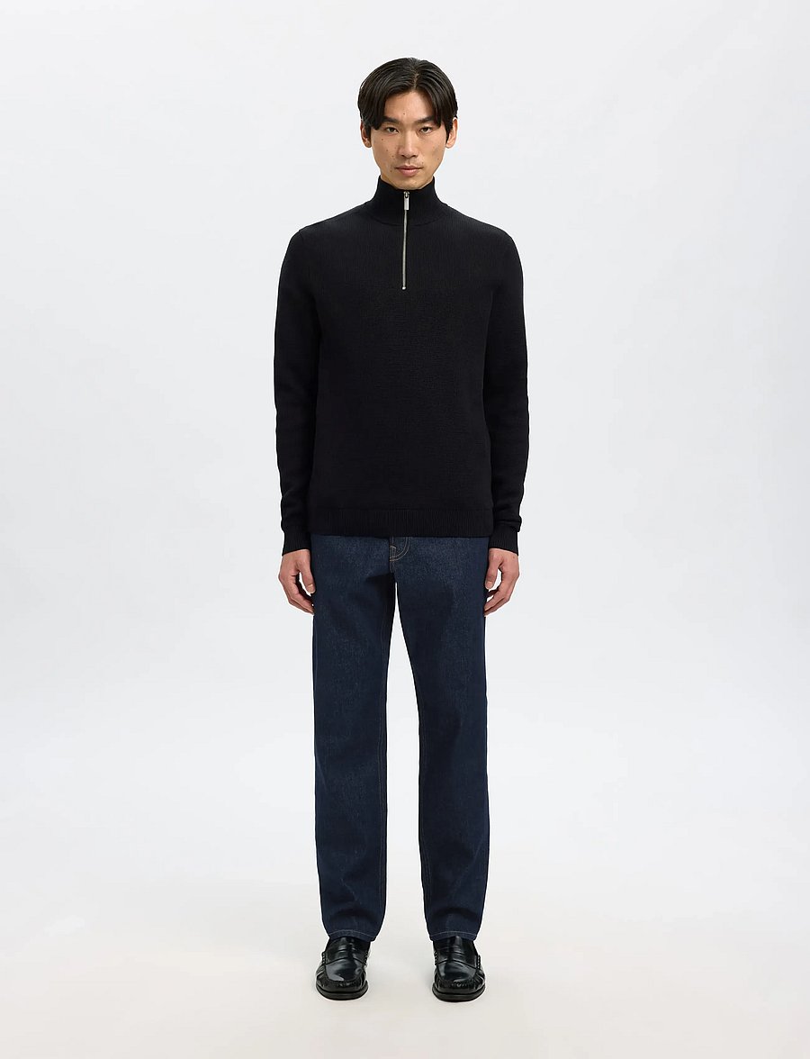 Selected - SLH190-REG TAPERED BEN KORI JEANS NOOS - schmal zulaufende jeans - dark blue denim - 3