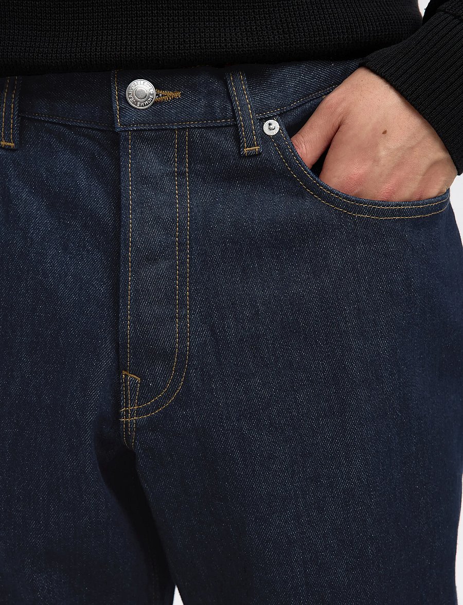 Selected - SLH190-REG TAPERED BEN KORI JEANS NOOS - schmal zulaufende jeans - dark blue denim - 5